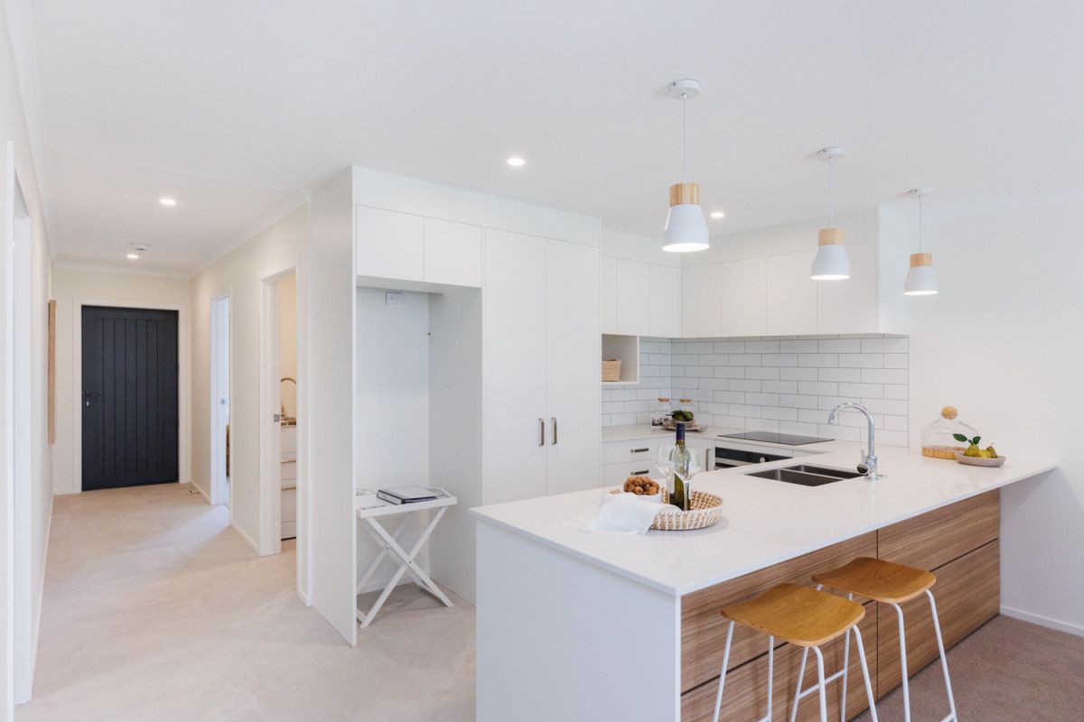 Palmerston North Villa Kitchen and Hallway