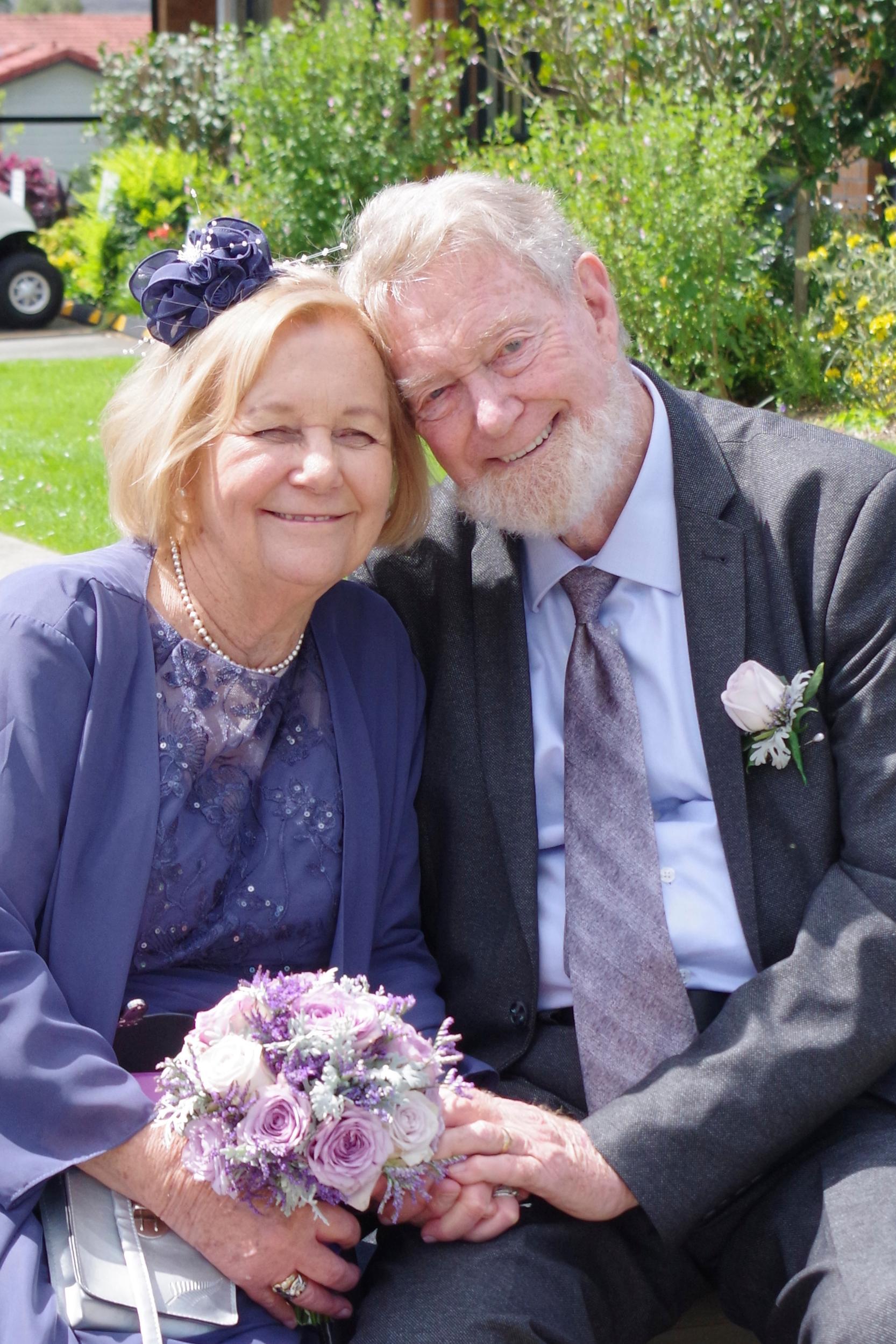 Newlyweds Wendy and Derek