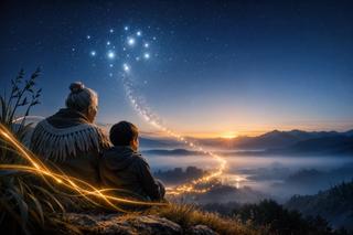 Celebrating Matariki with grandkids and stars