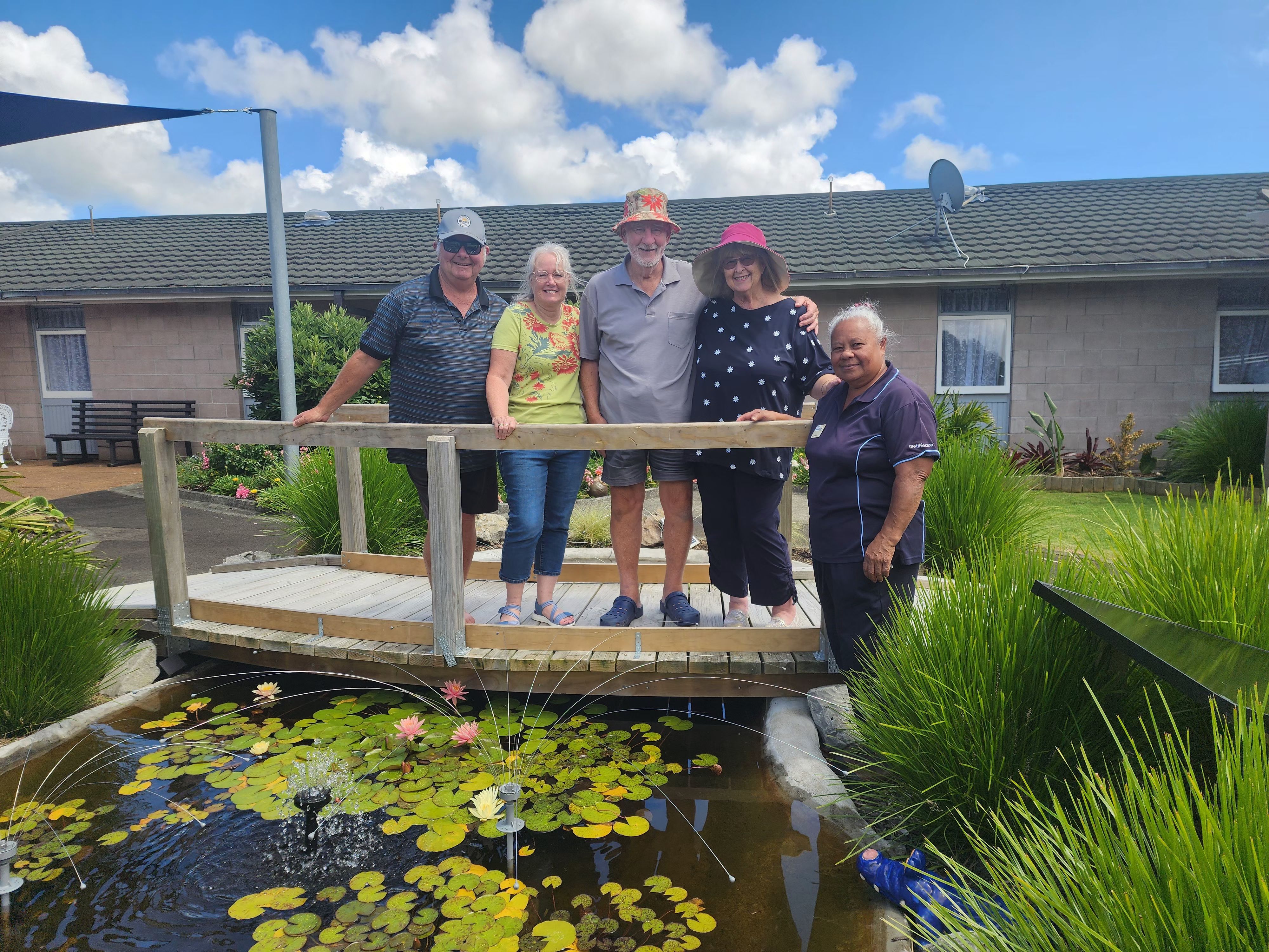 Whangārei Park Village pond