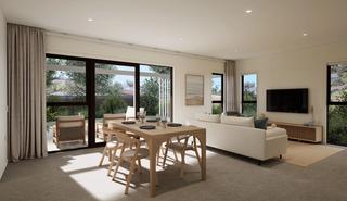 Three-Bedroom Villa Living