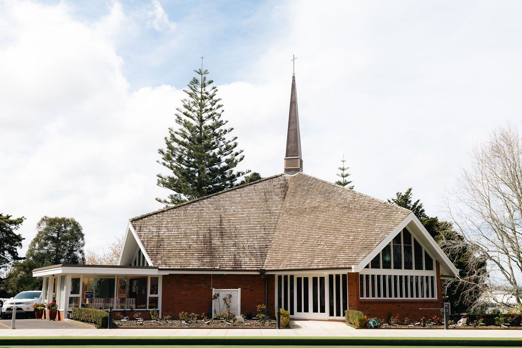 Exterior shot of chapel