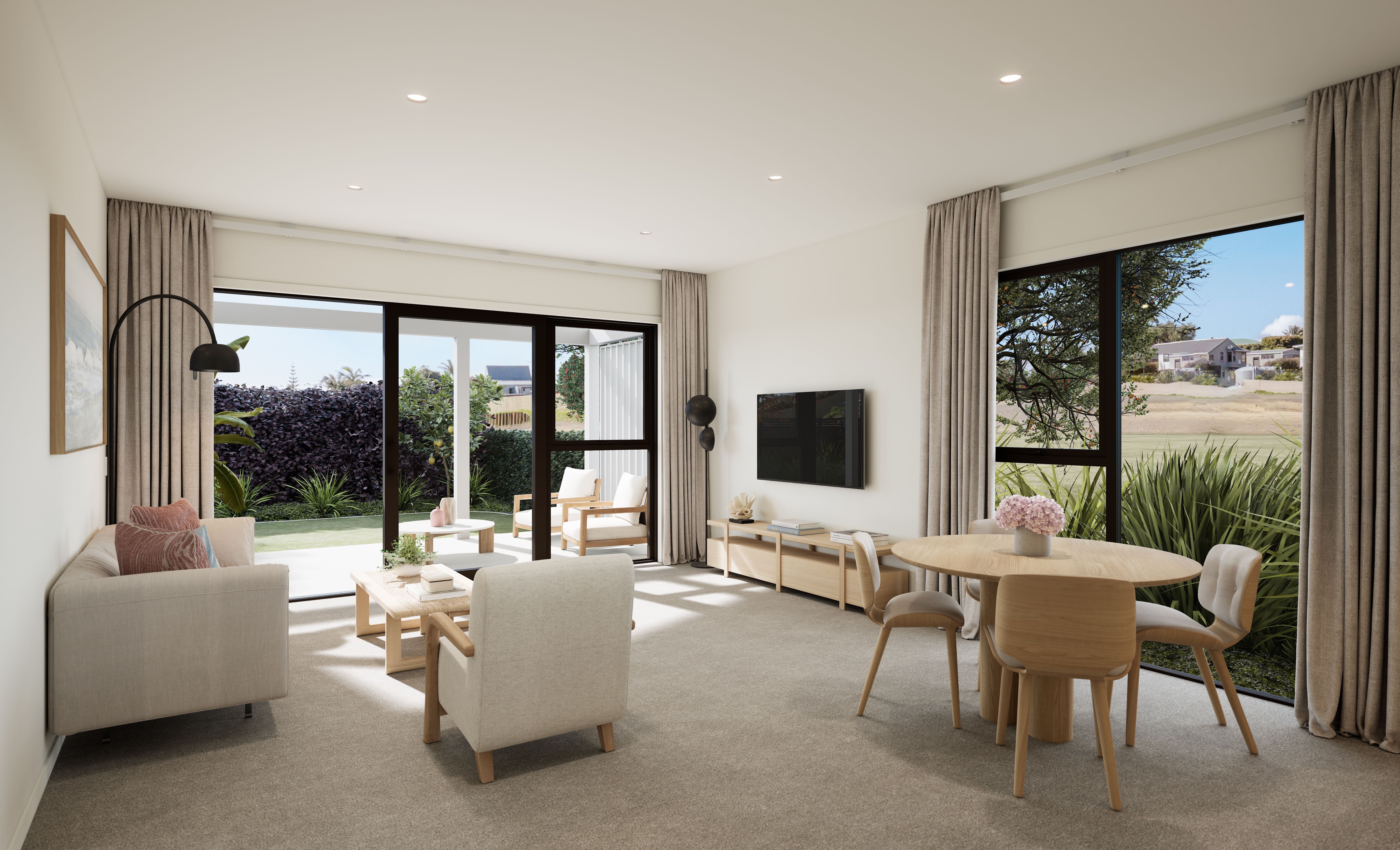 Two-Bedroom Villa Living