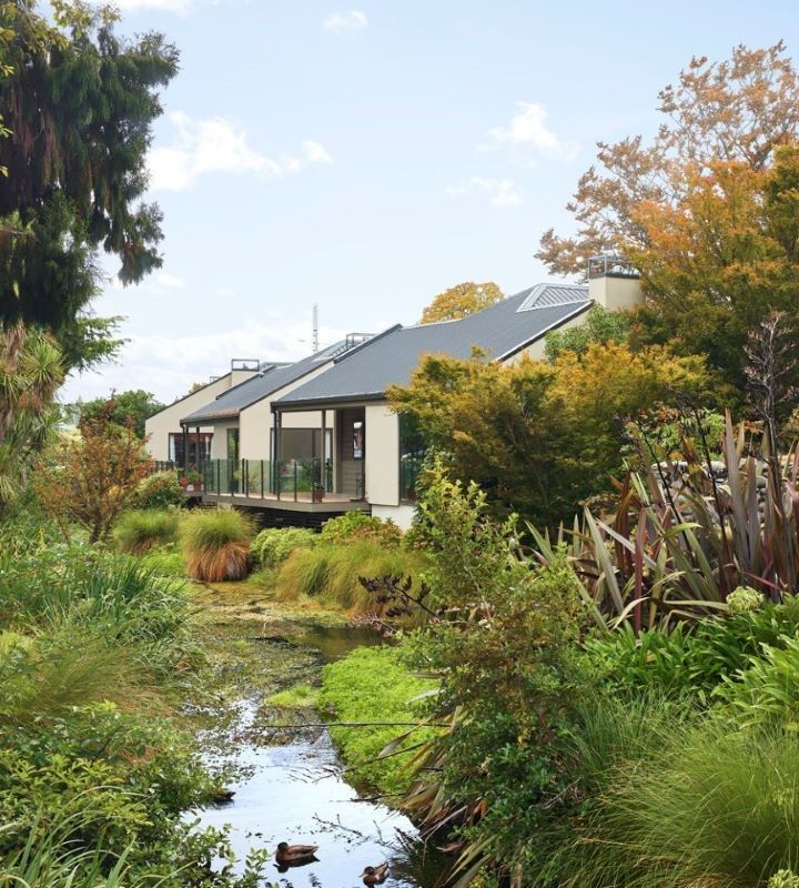 Villas on the stream