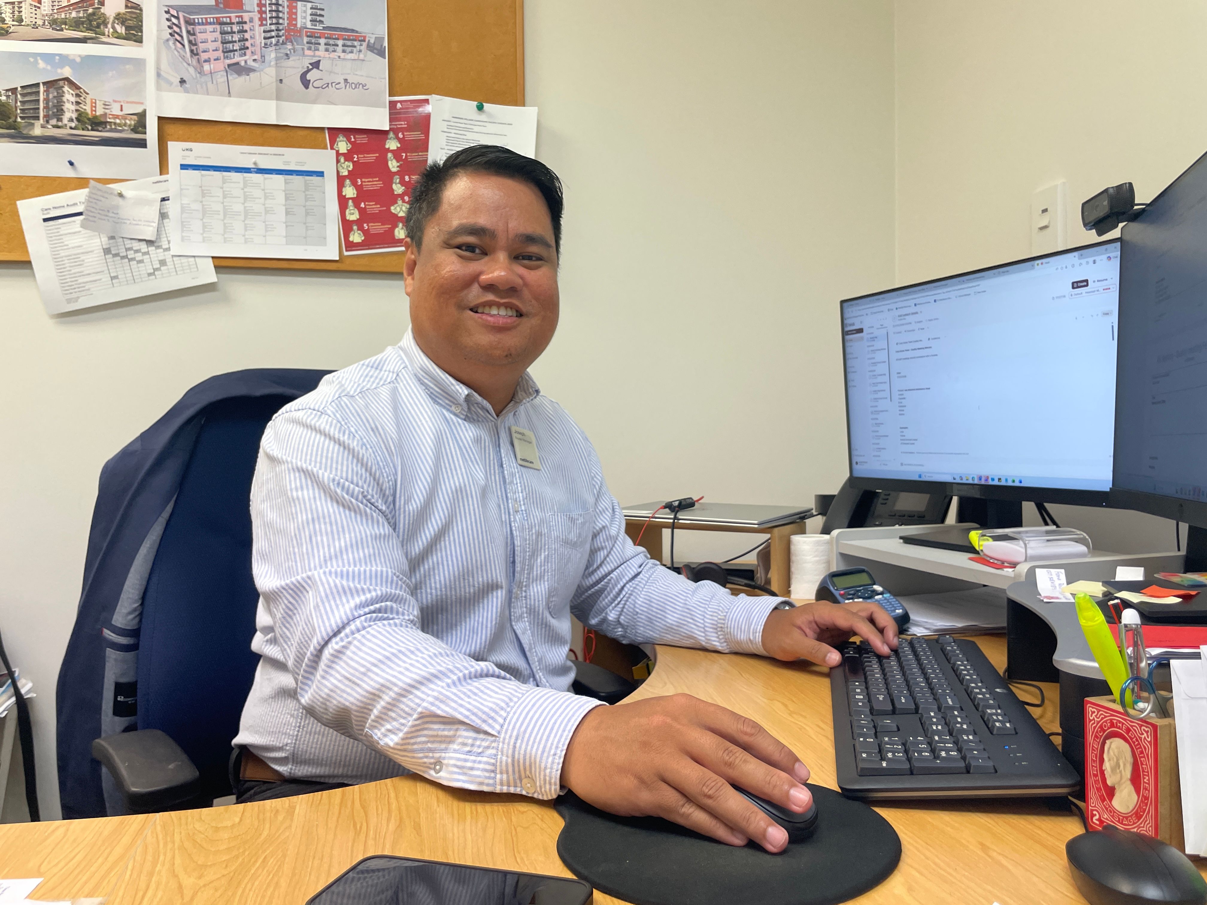 Parkside Nurse Manager Joseph Ramos
