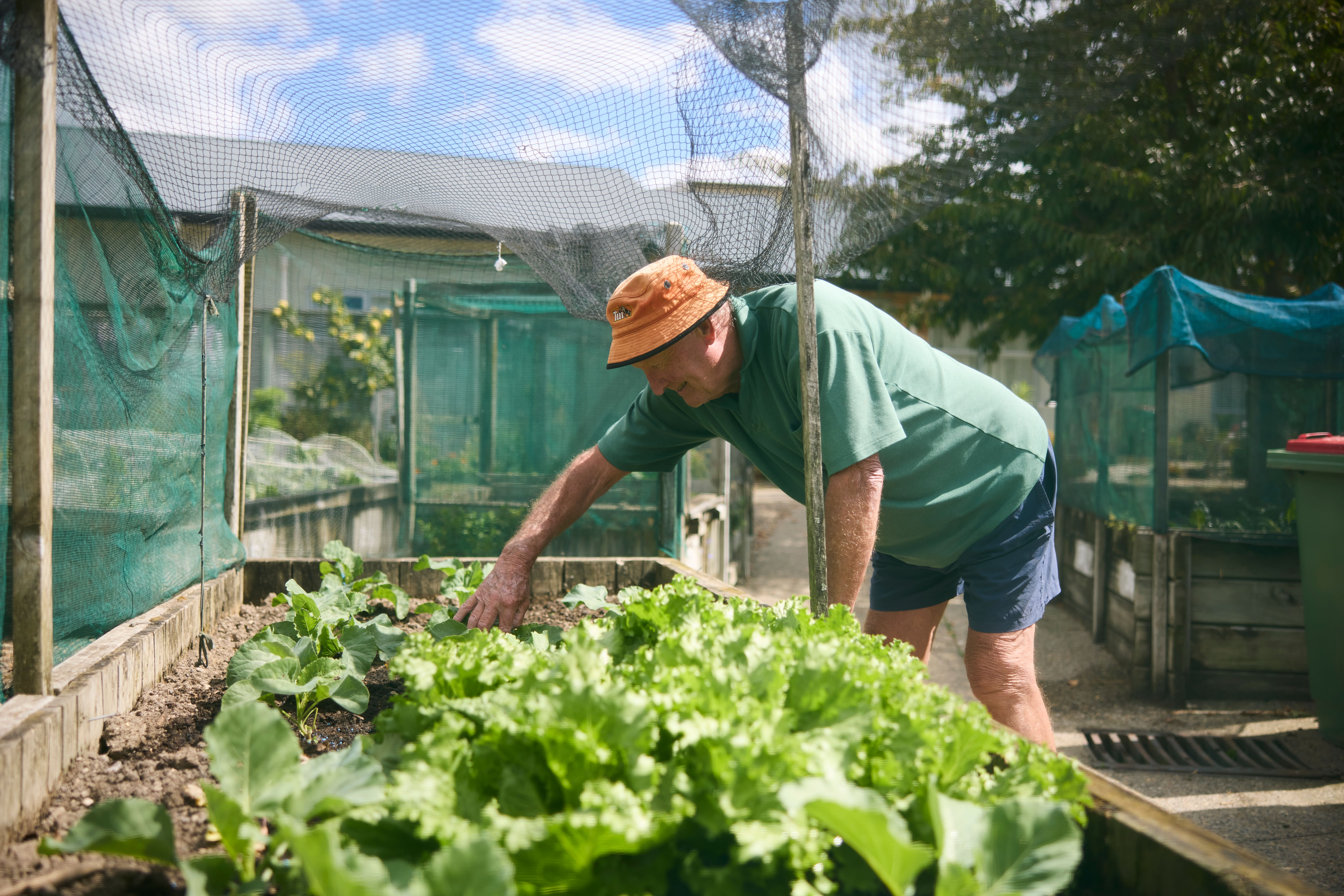 Resident gardening at Forest Lake Gardens