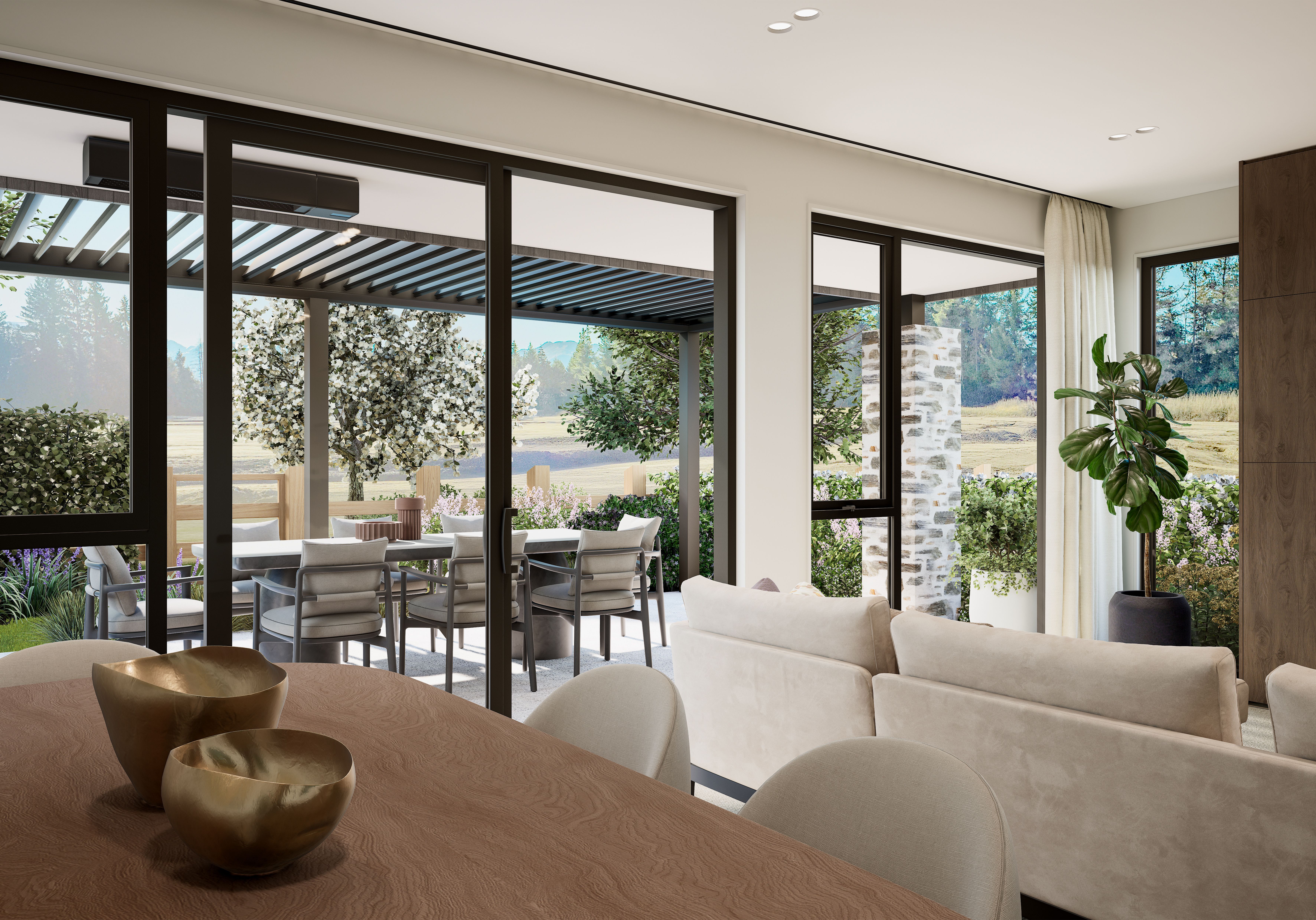 Interior of villa - Wānaka Peaks – artist impression