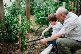 Resident gardening