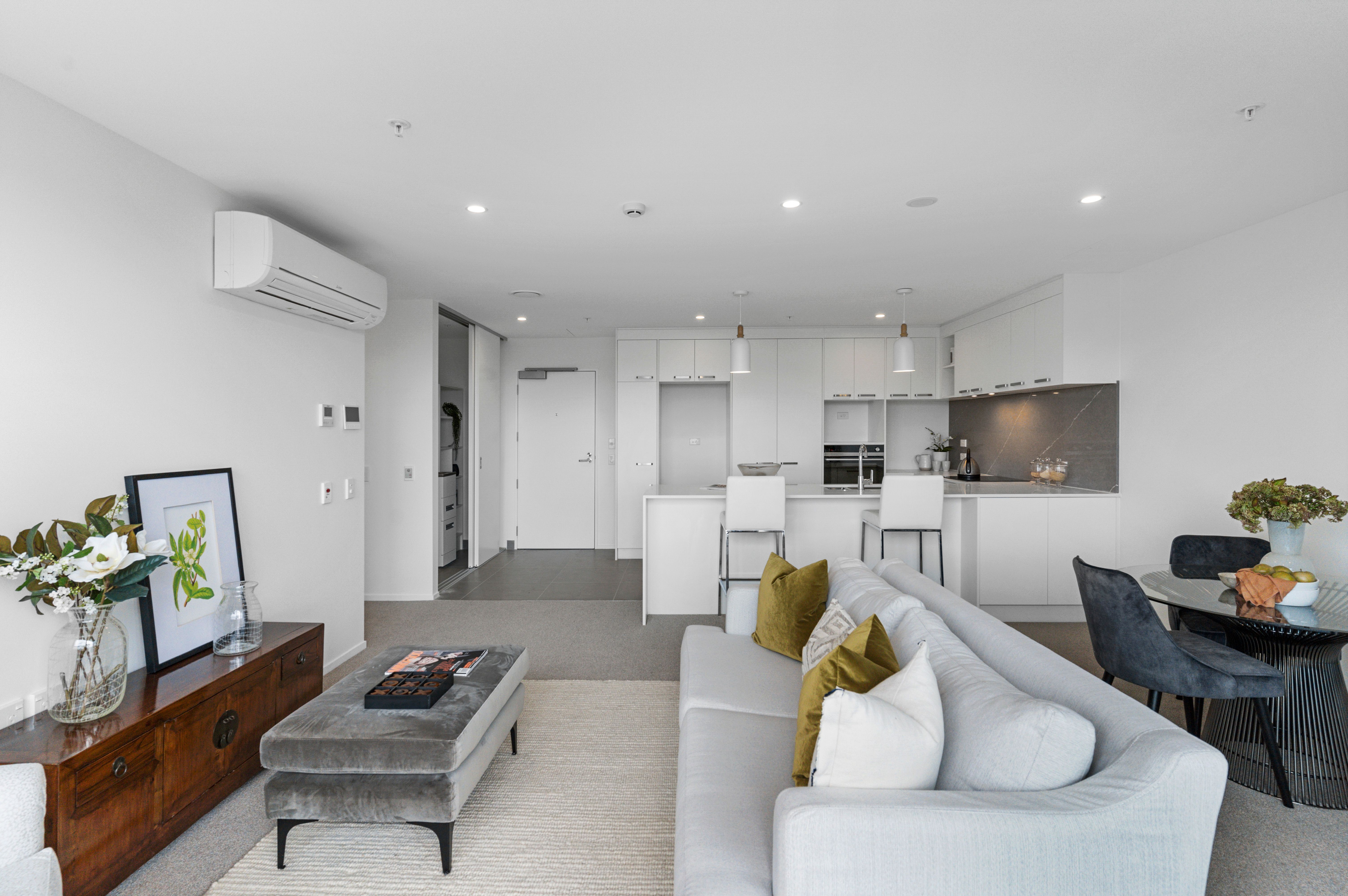 Living, kitchen, dining area 2