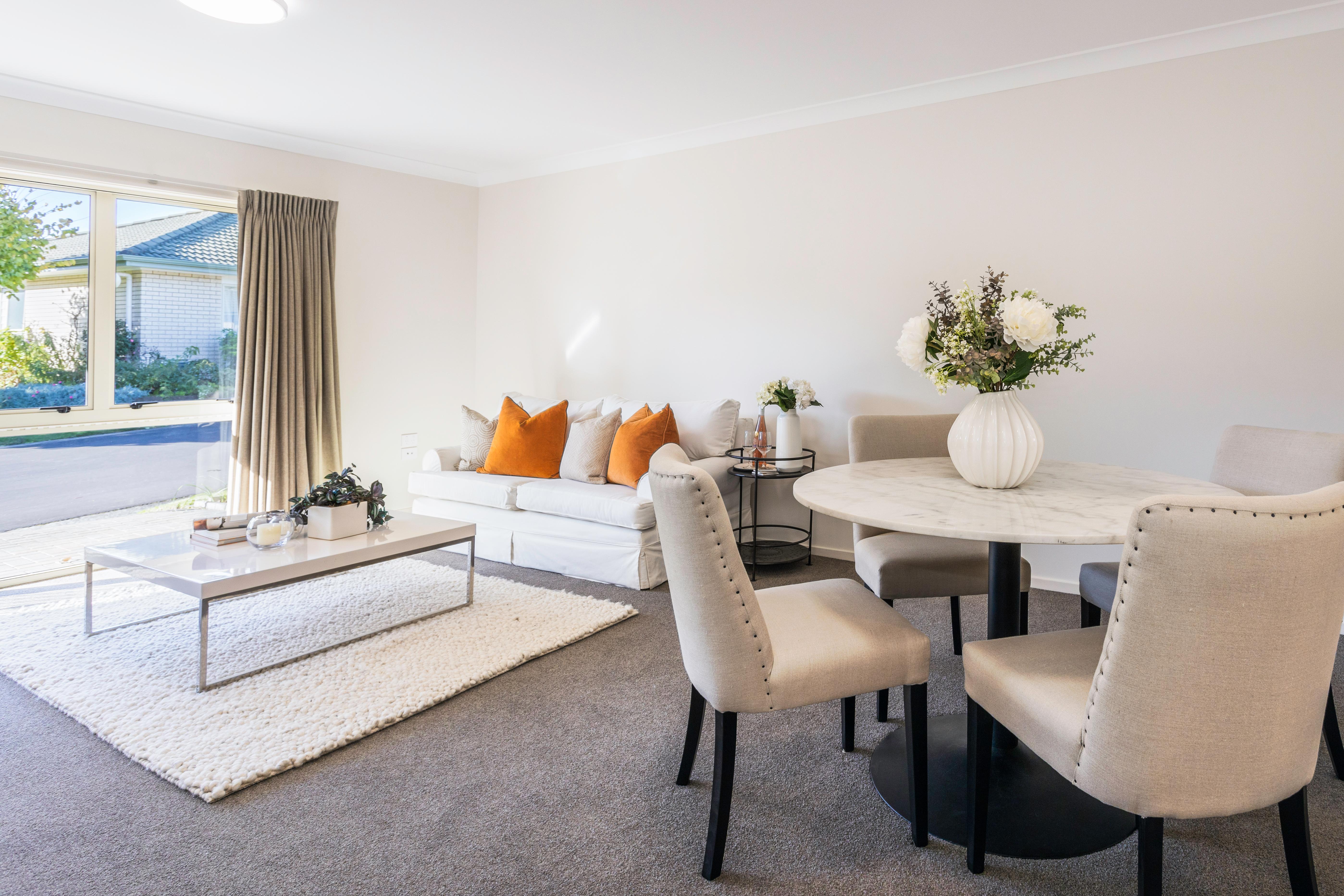 Living room of a villa at Longford Park