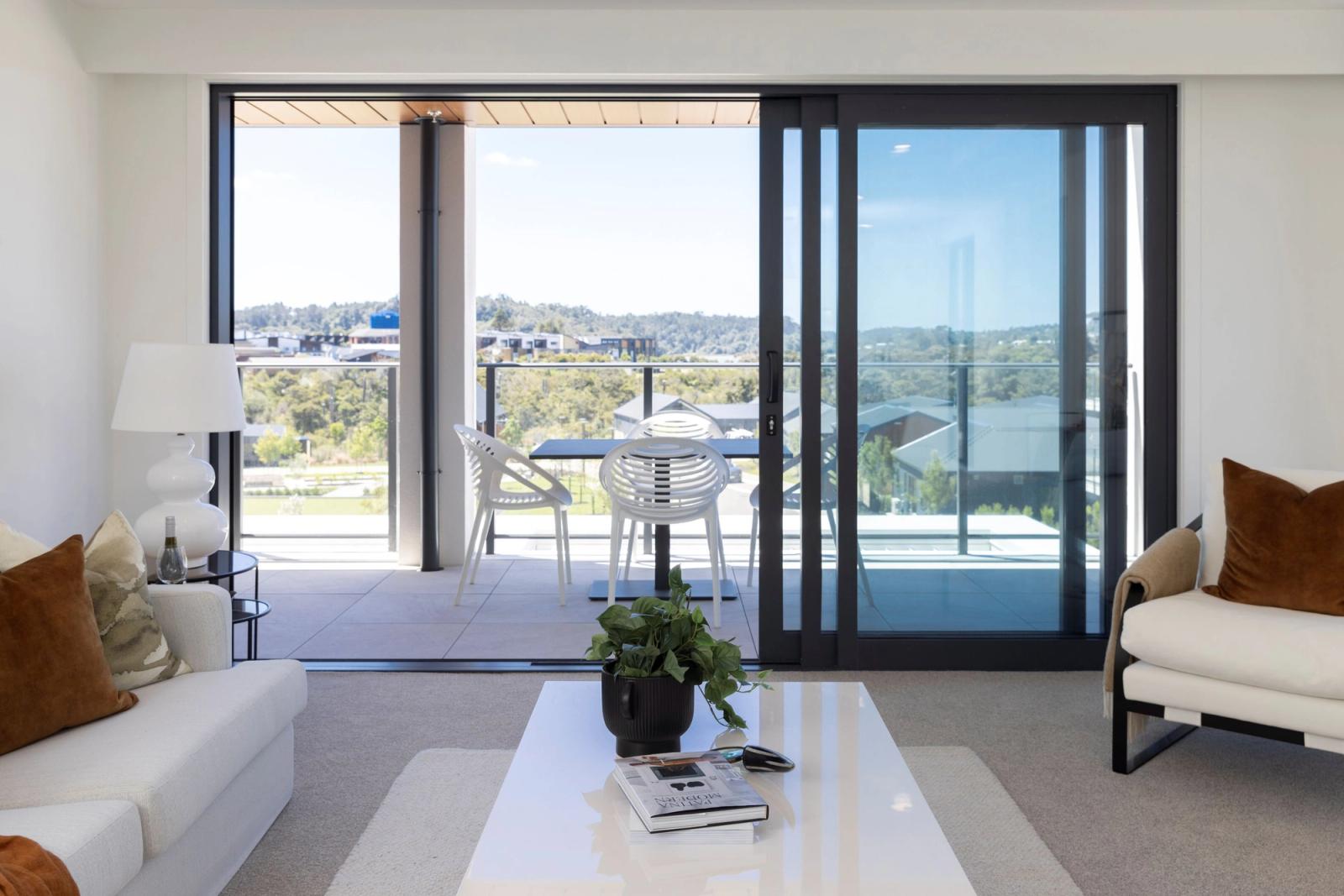 Living & balcony