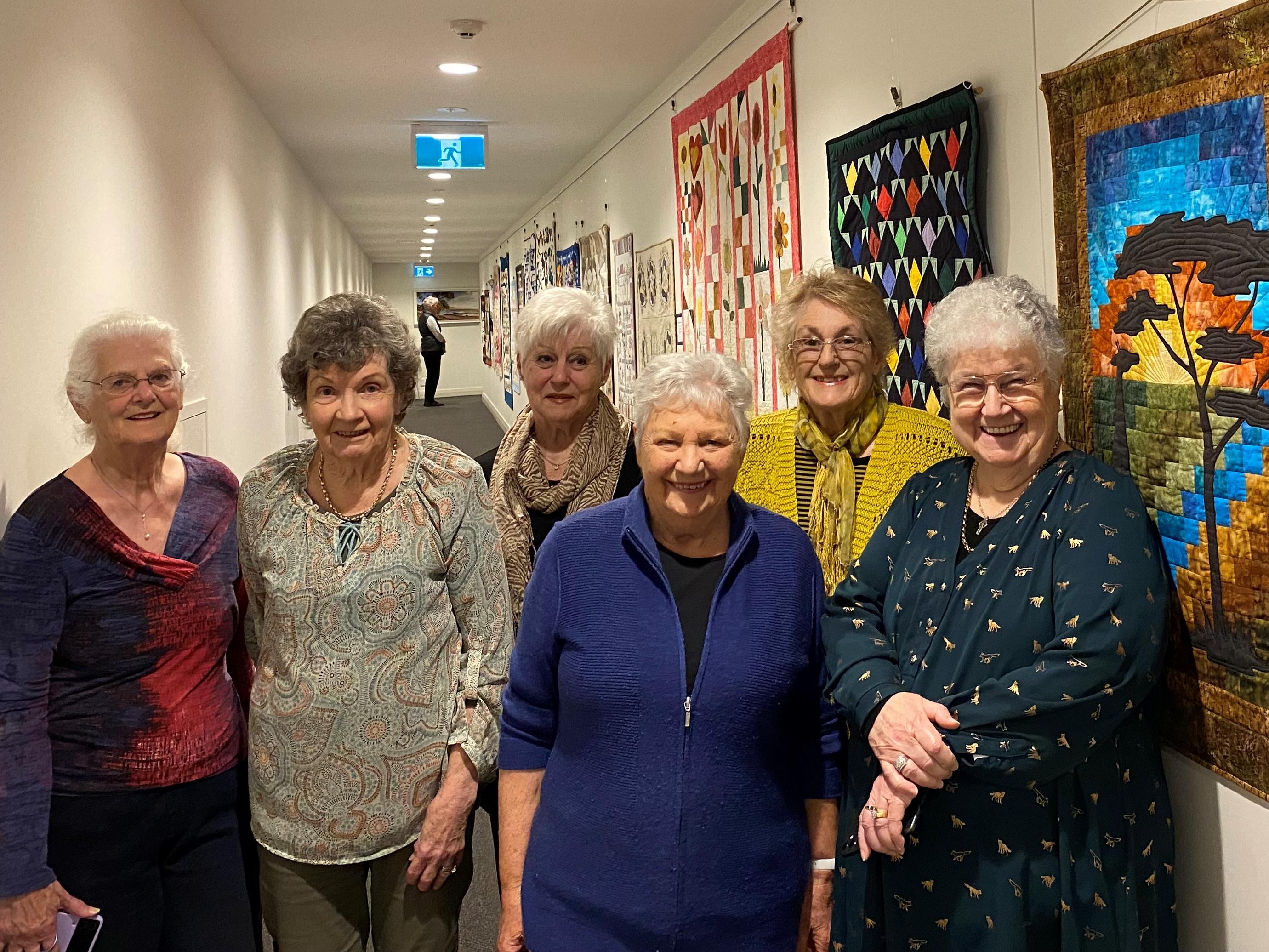 The talented residents who created the quilts