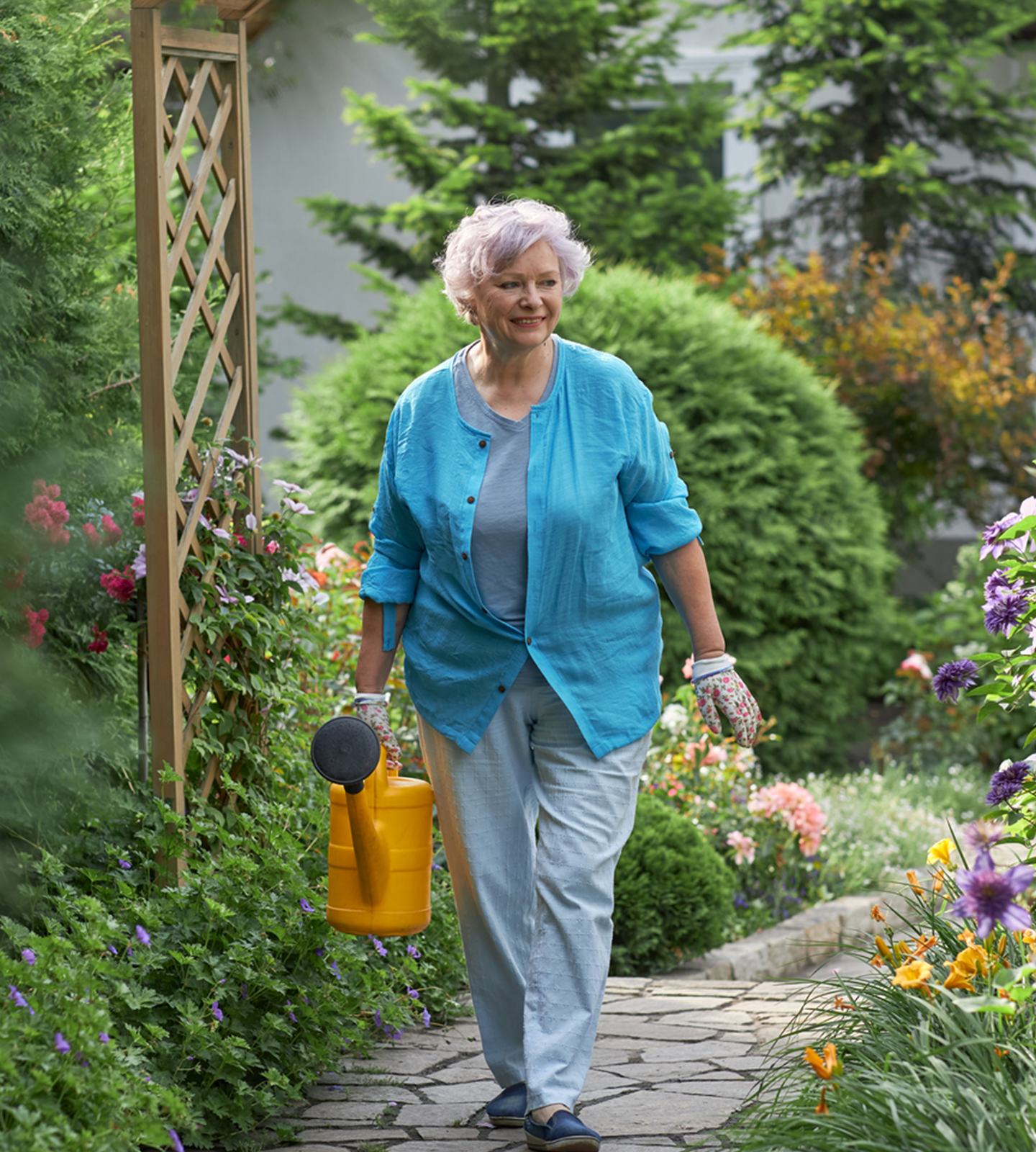 lady walking