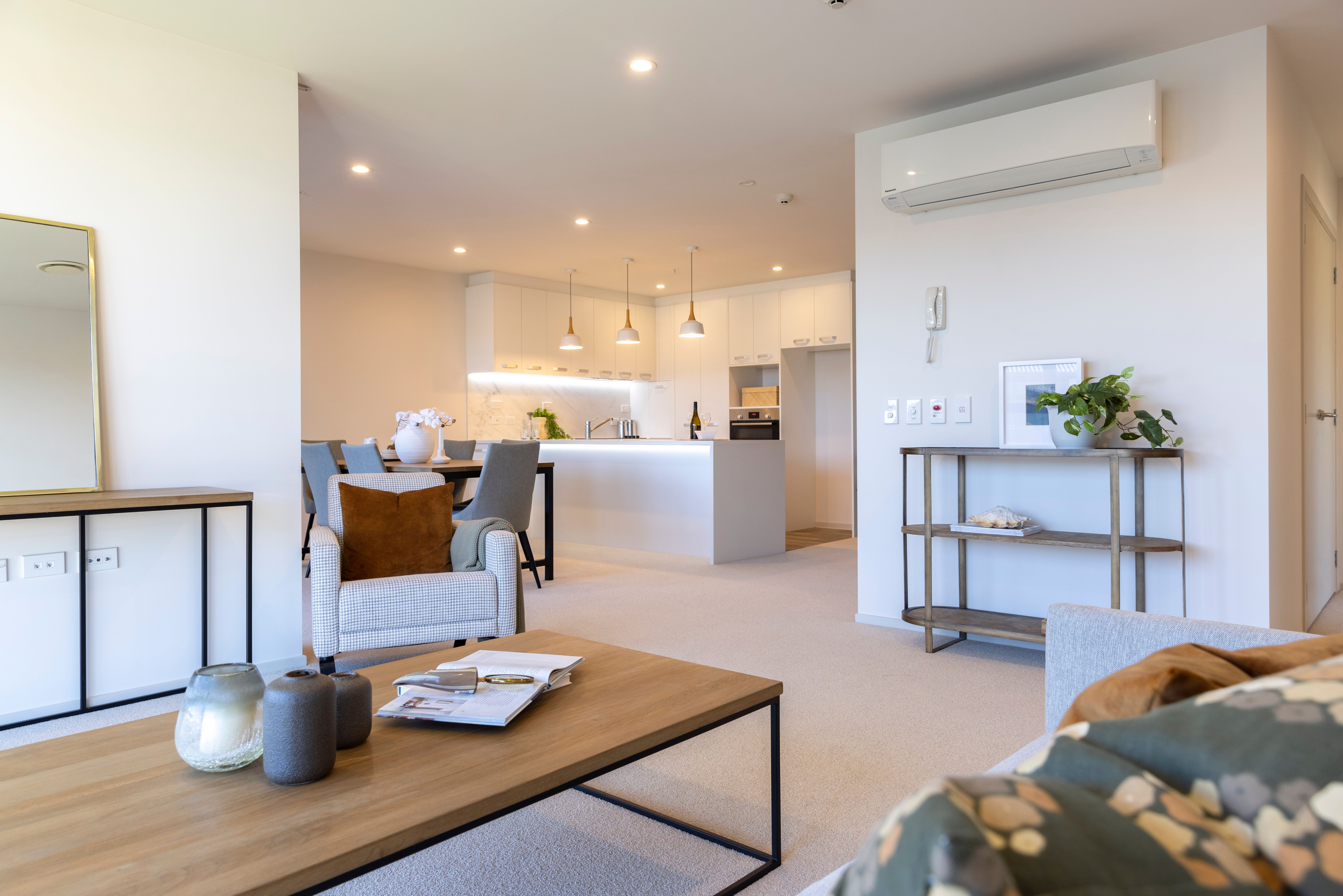 Living, kitchen, dining - refurbished