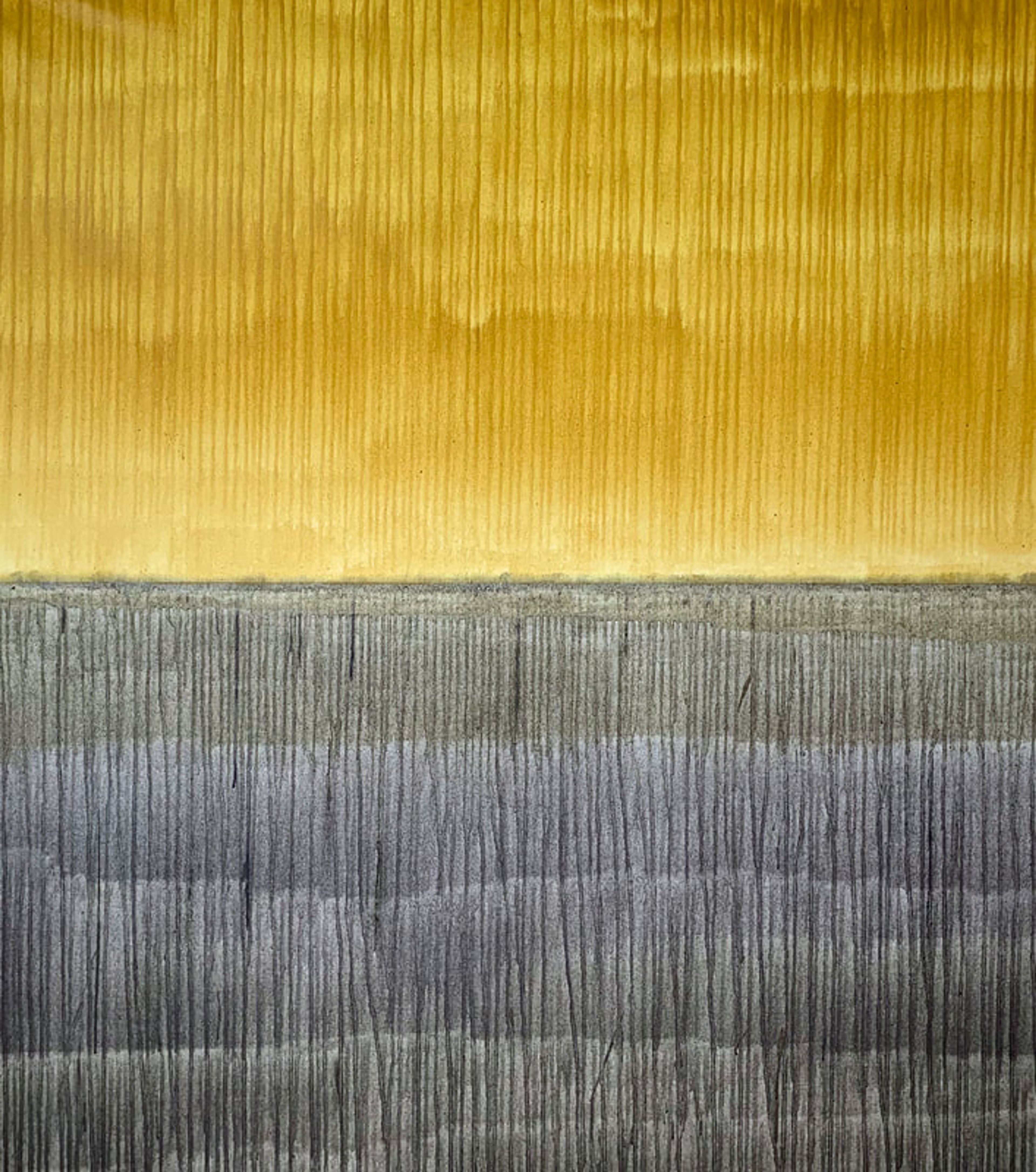 Citron Burn, Acrylic on canvas, unstretched