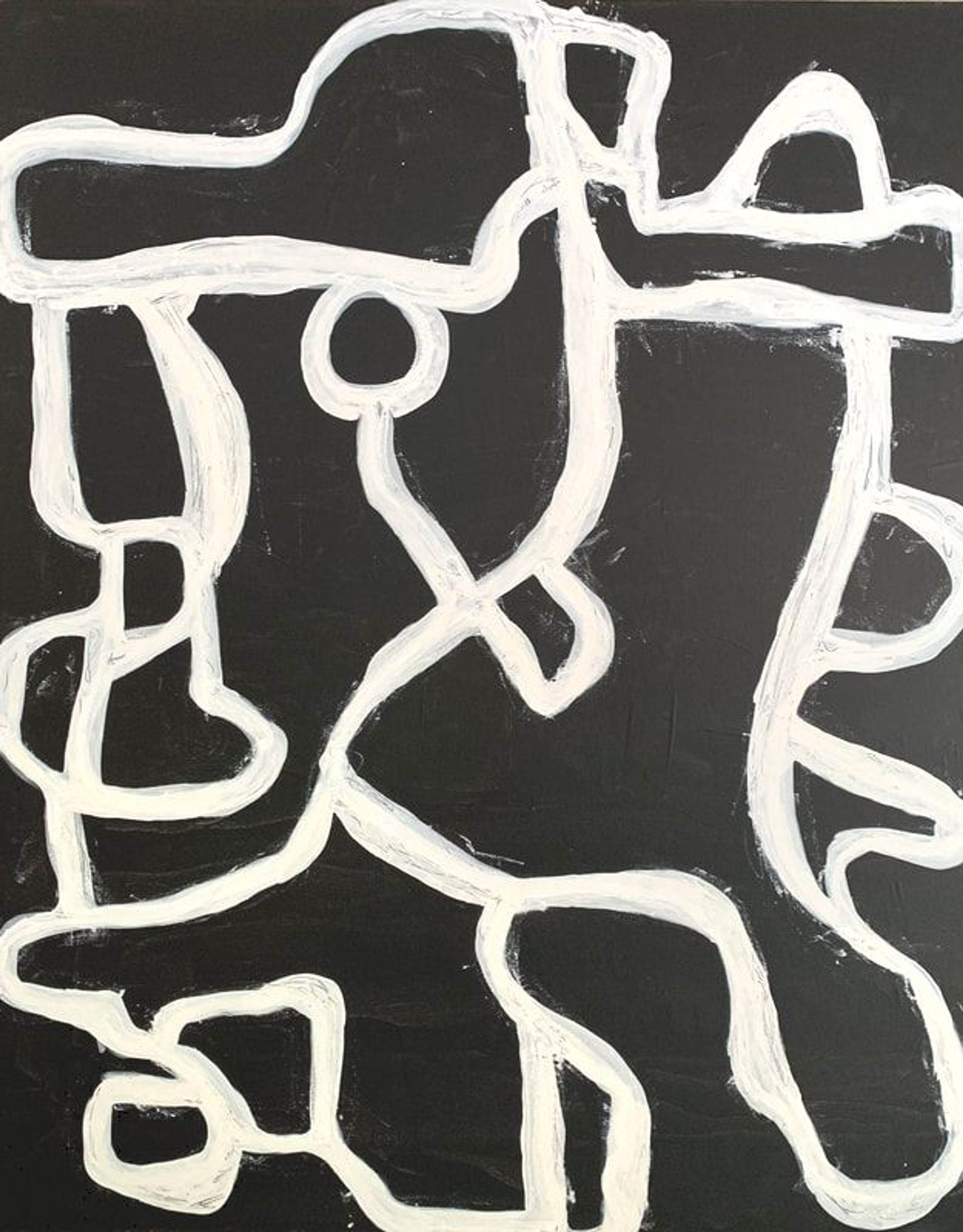 Amphisbaena, Acrylic on canvas