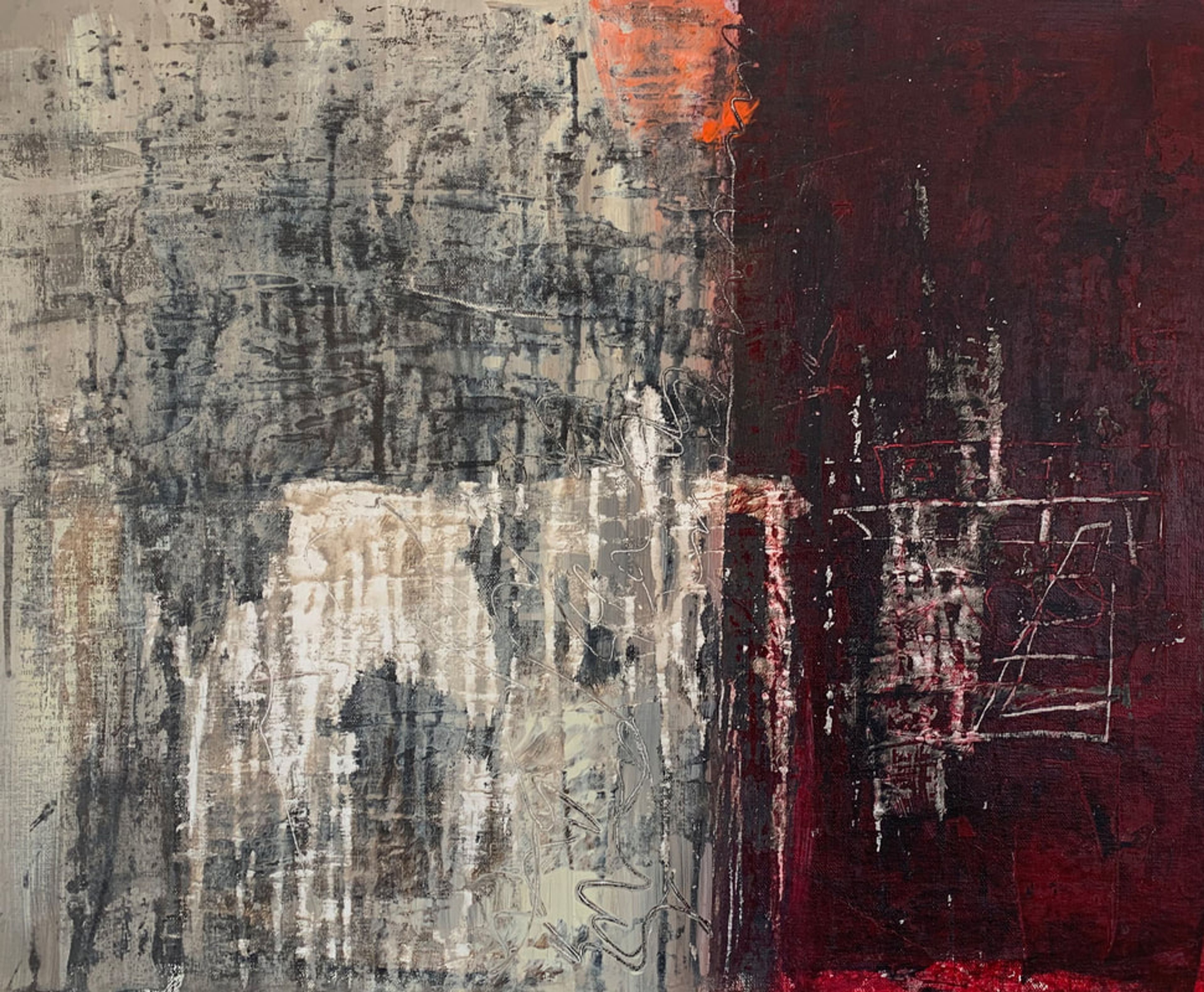 Feeling Abstract, Acrylic on canvas