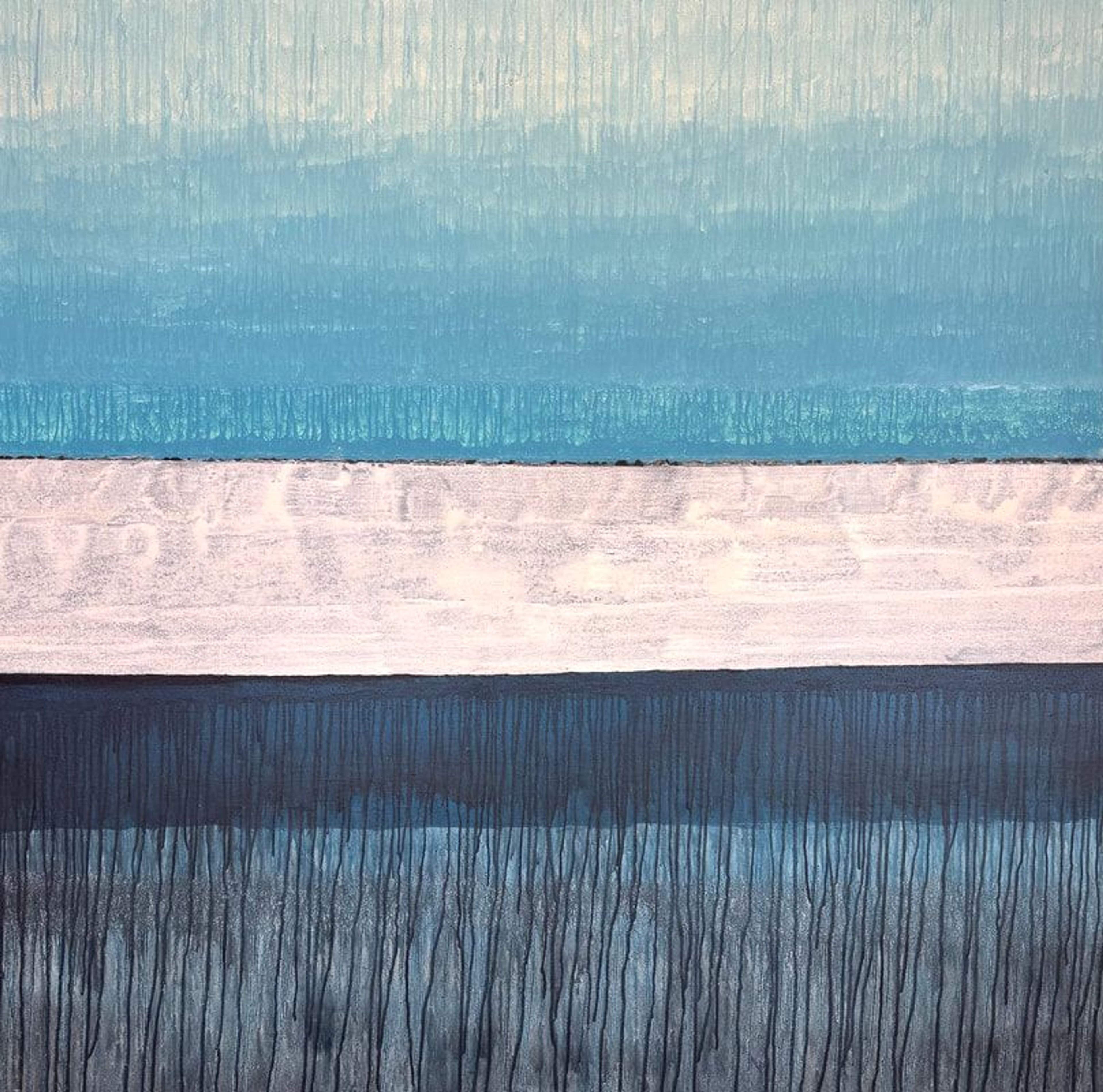New Blue Day, Acrylic on canvas
