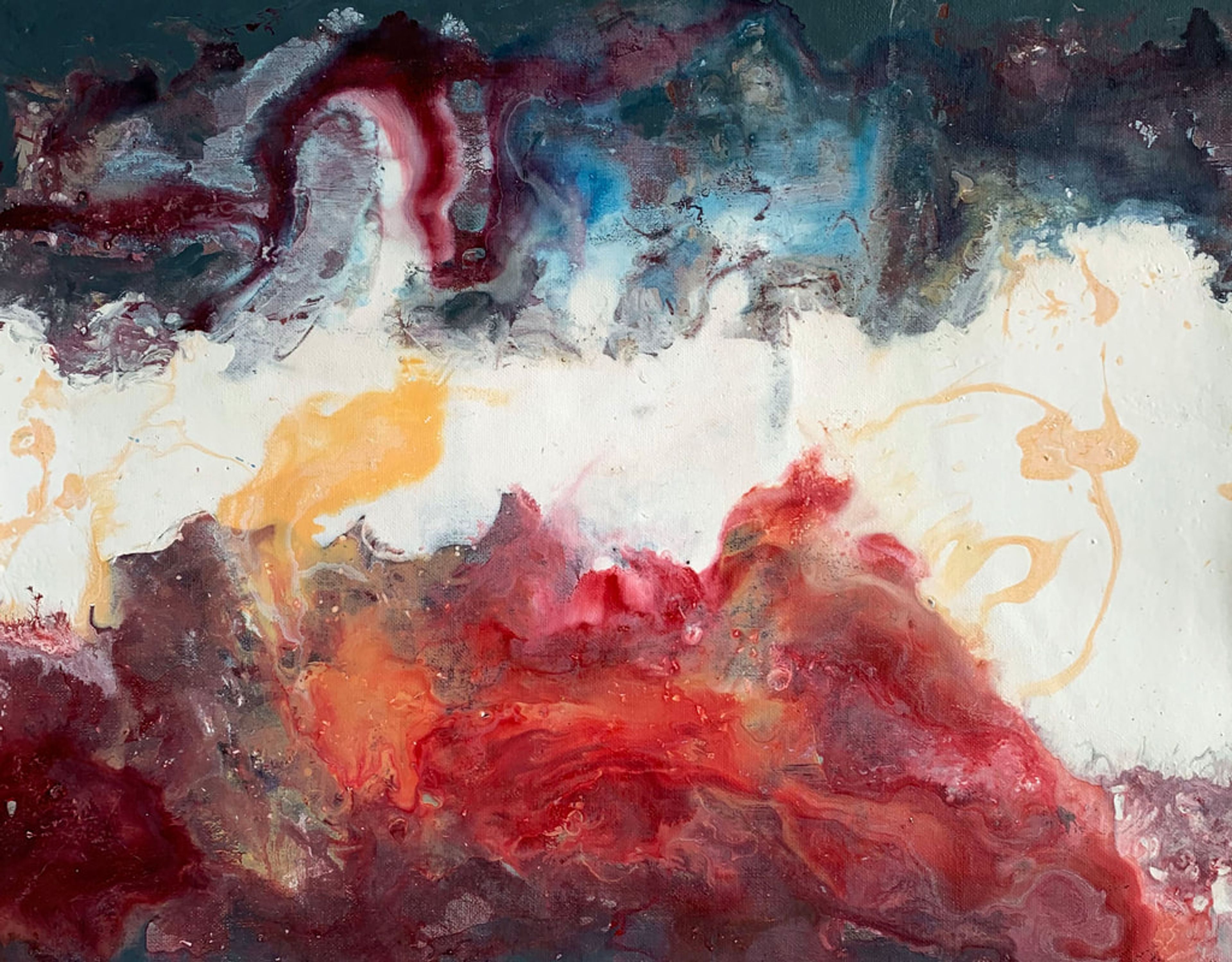 Multicolored Abstract 3, Acrylic on canvas