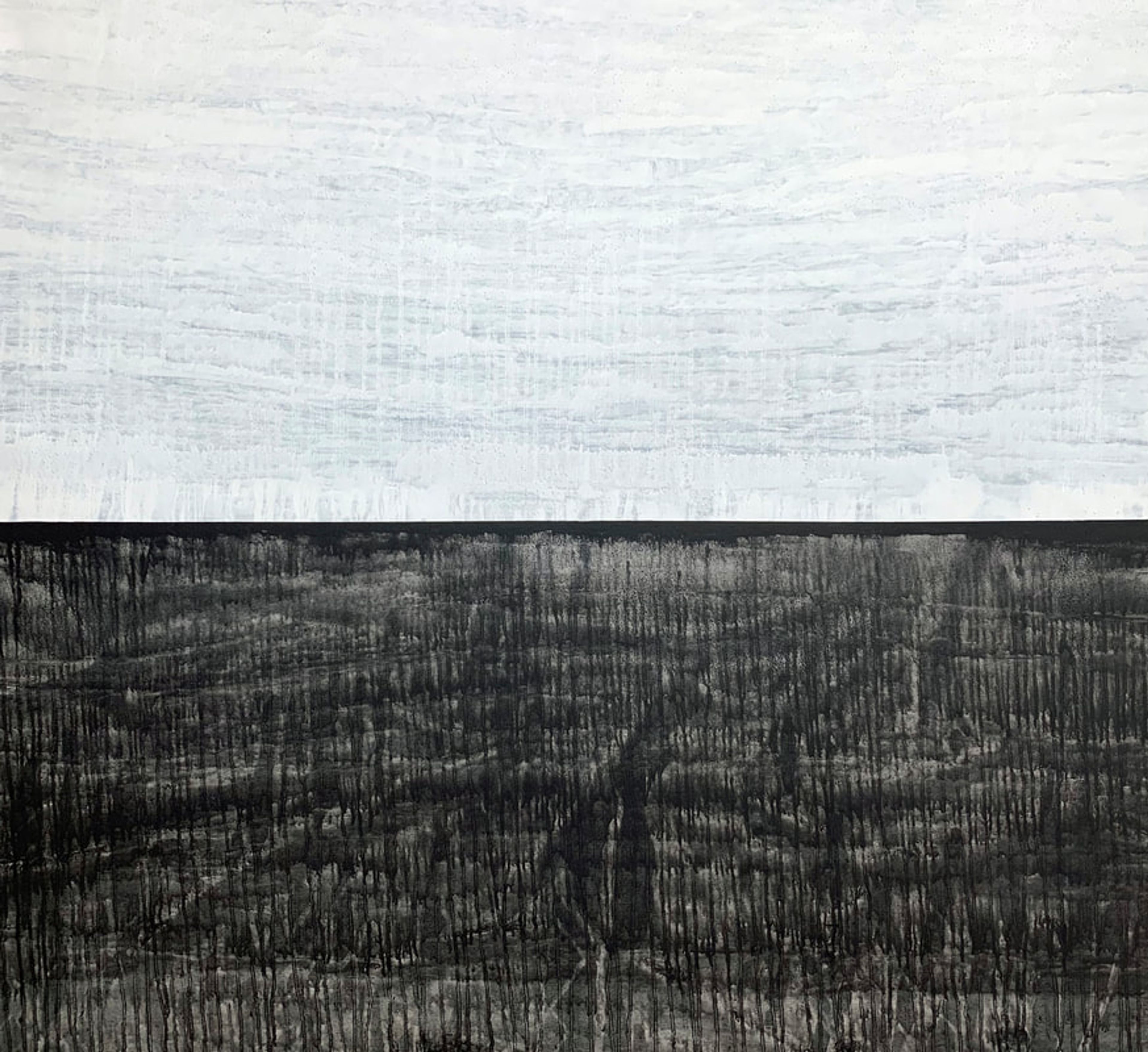 B&W Restoration, Acrylic on canvas