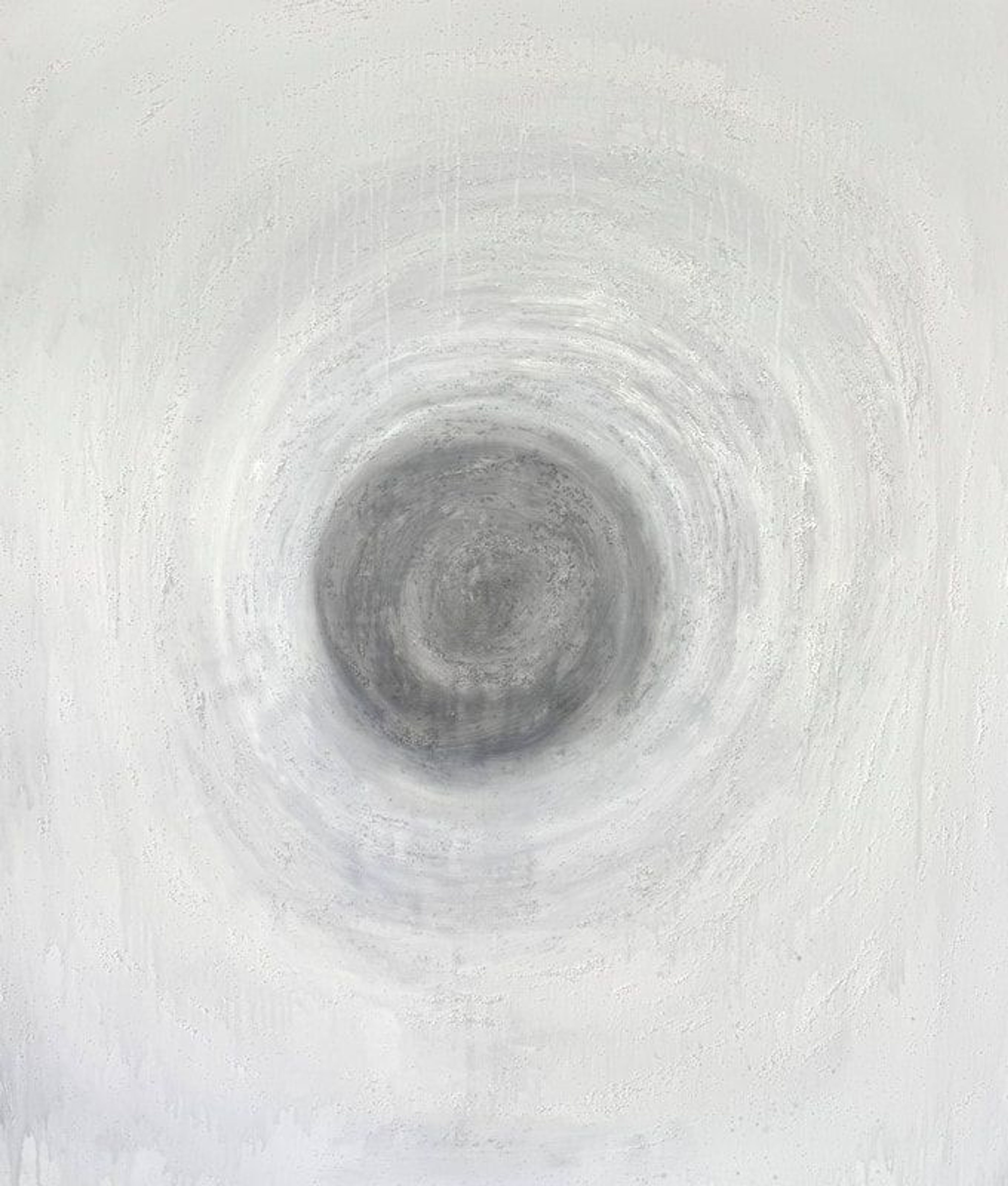 Black Hole A, Acrylic on canvas, unstretched