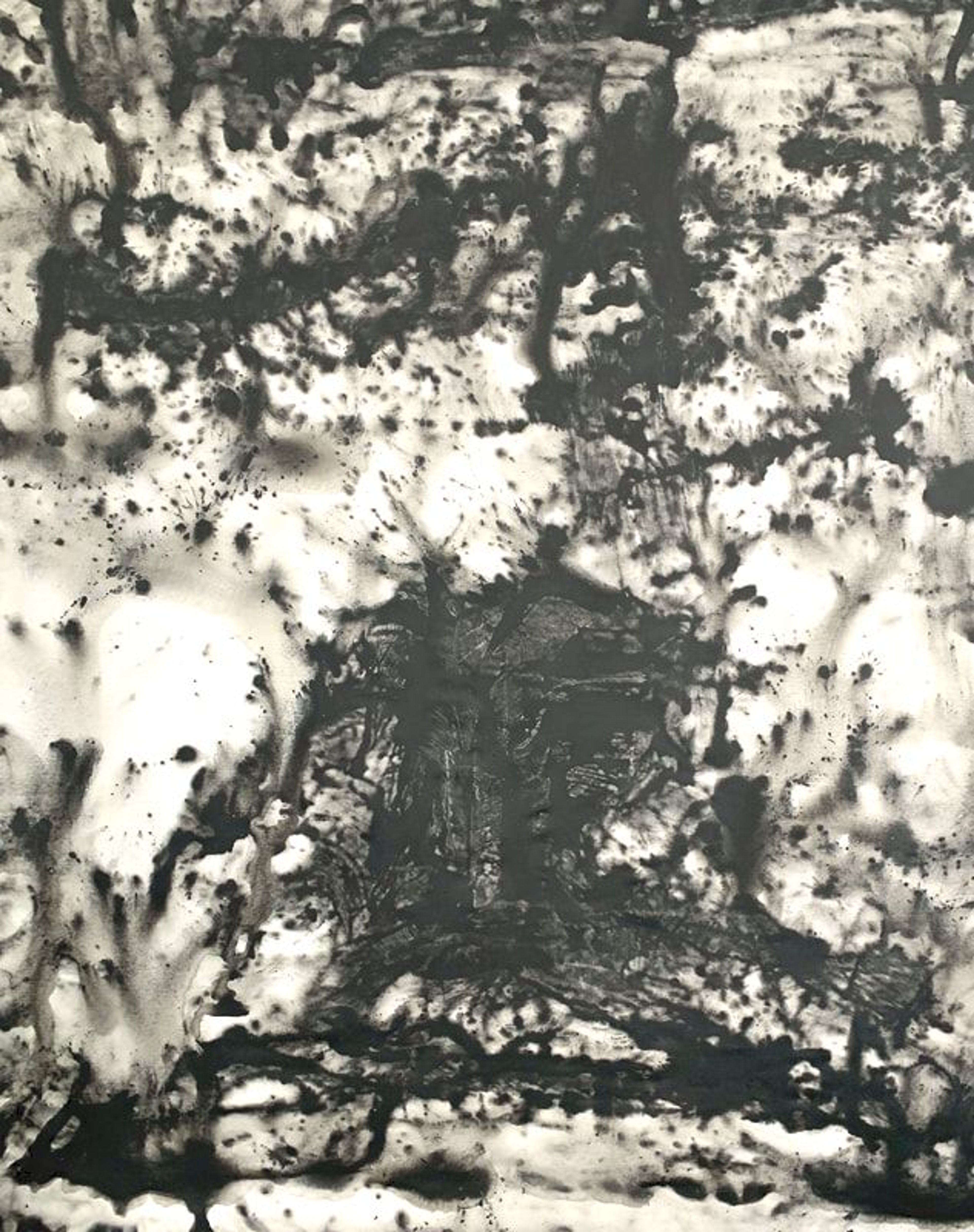 Blackened Ash, Acrylic on canvas