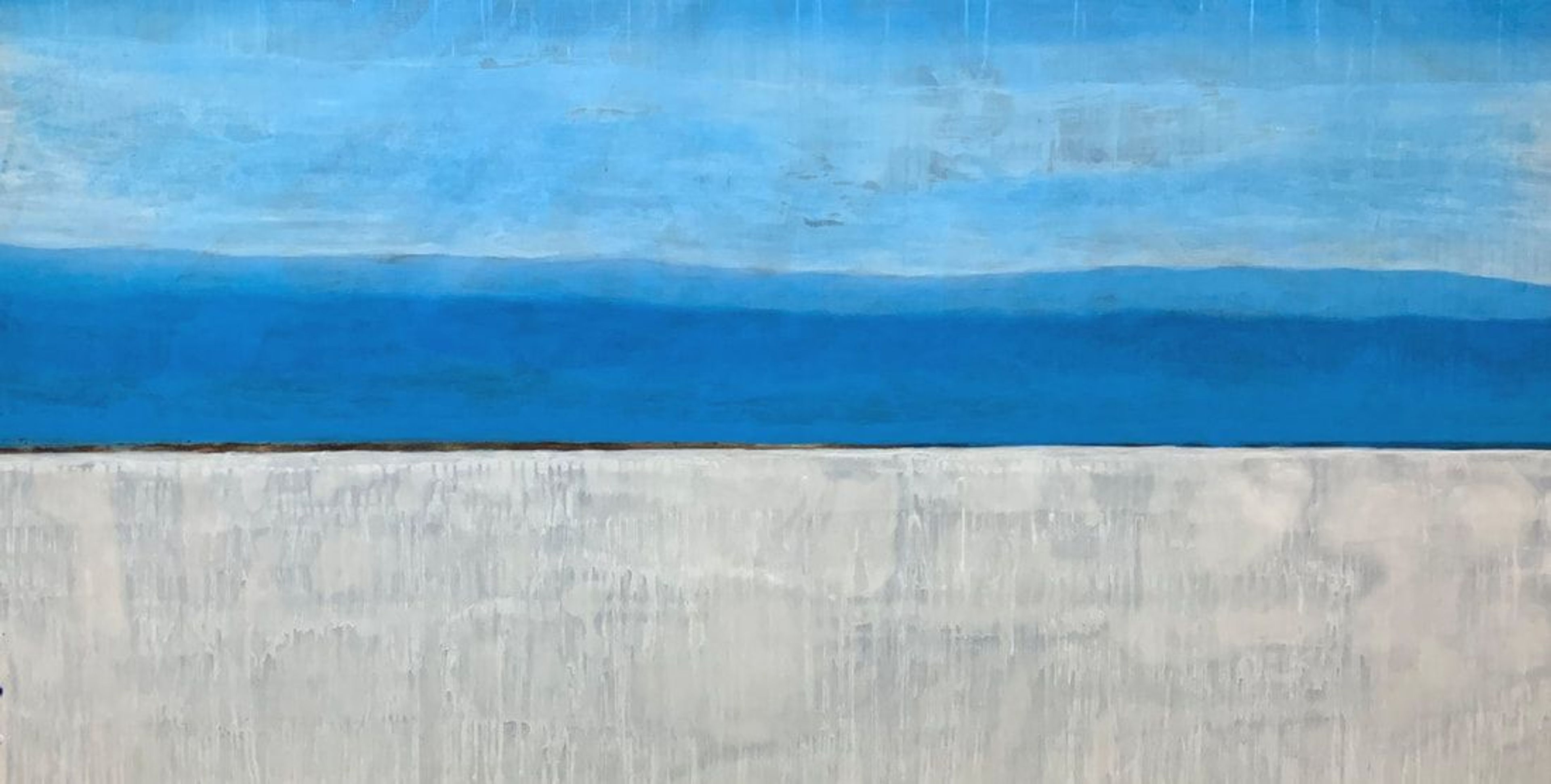 Blue and Pure, Acrylic on canvas