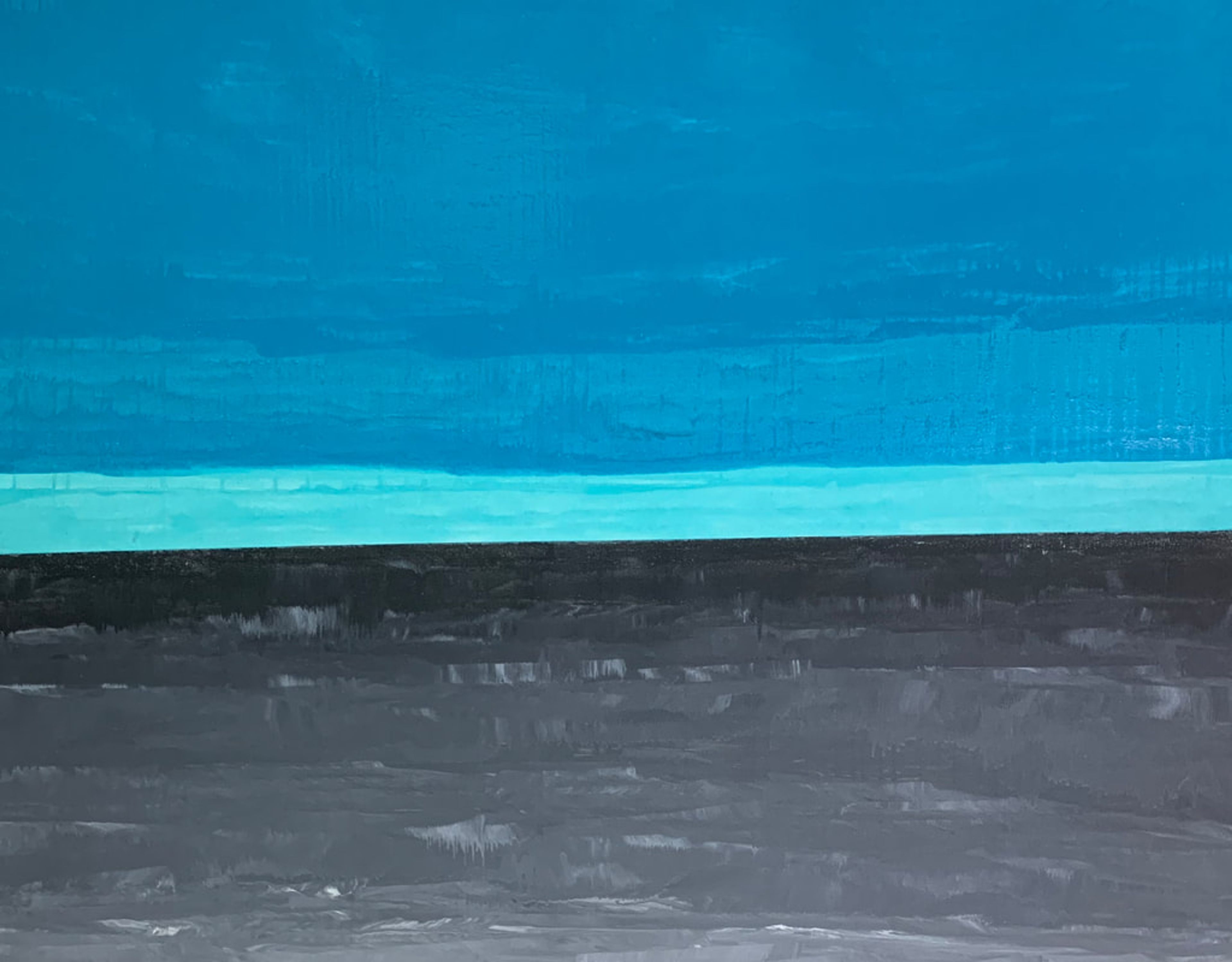 Blue Sky Sensations, Acrylic on canvas