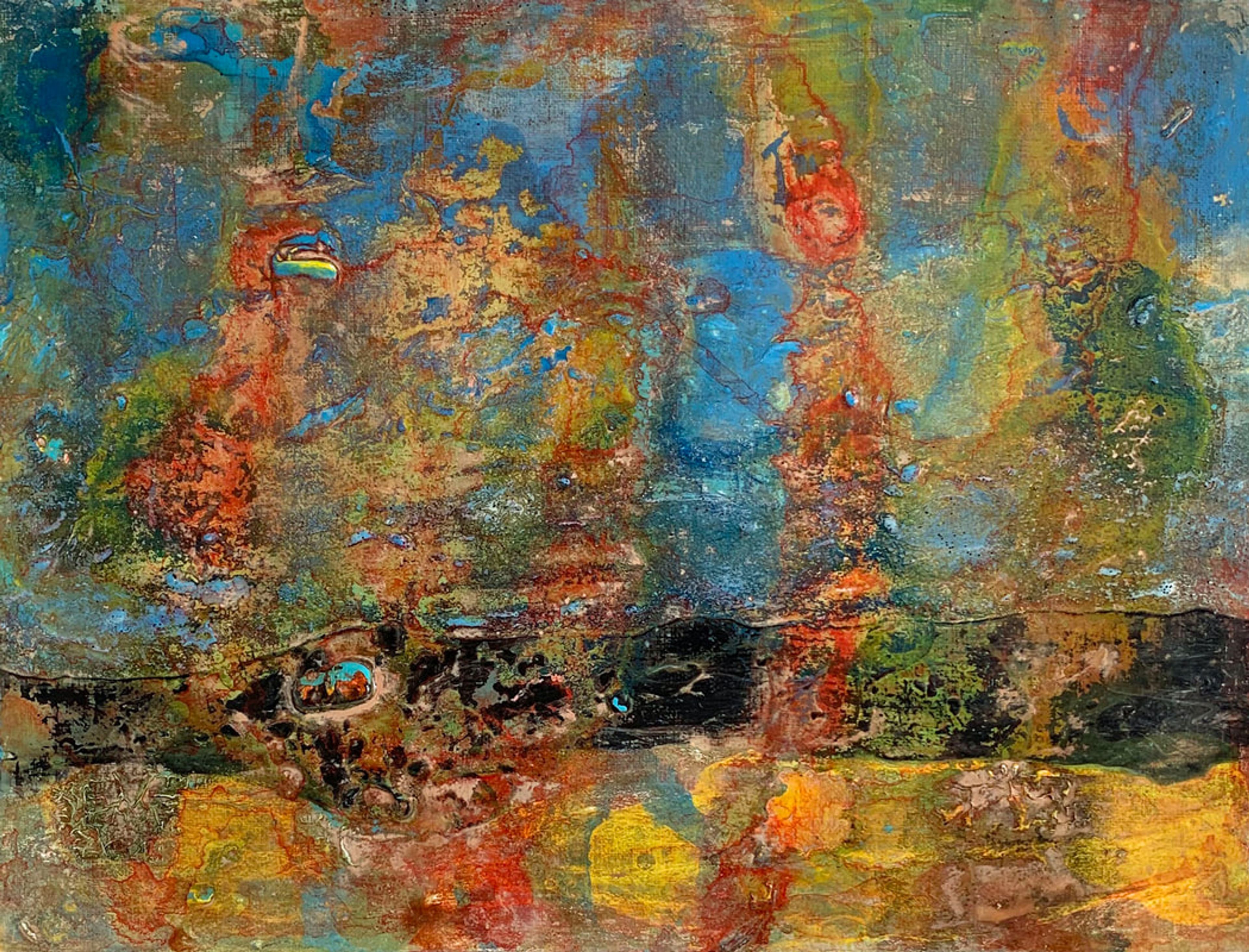 Traces of Fall, Acrylic on paper