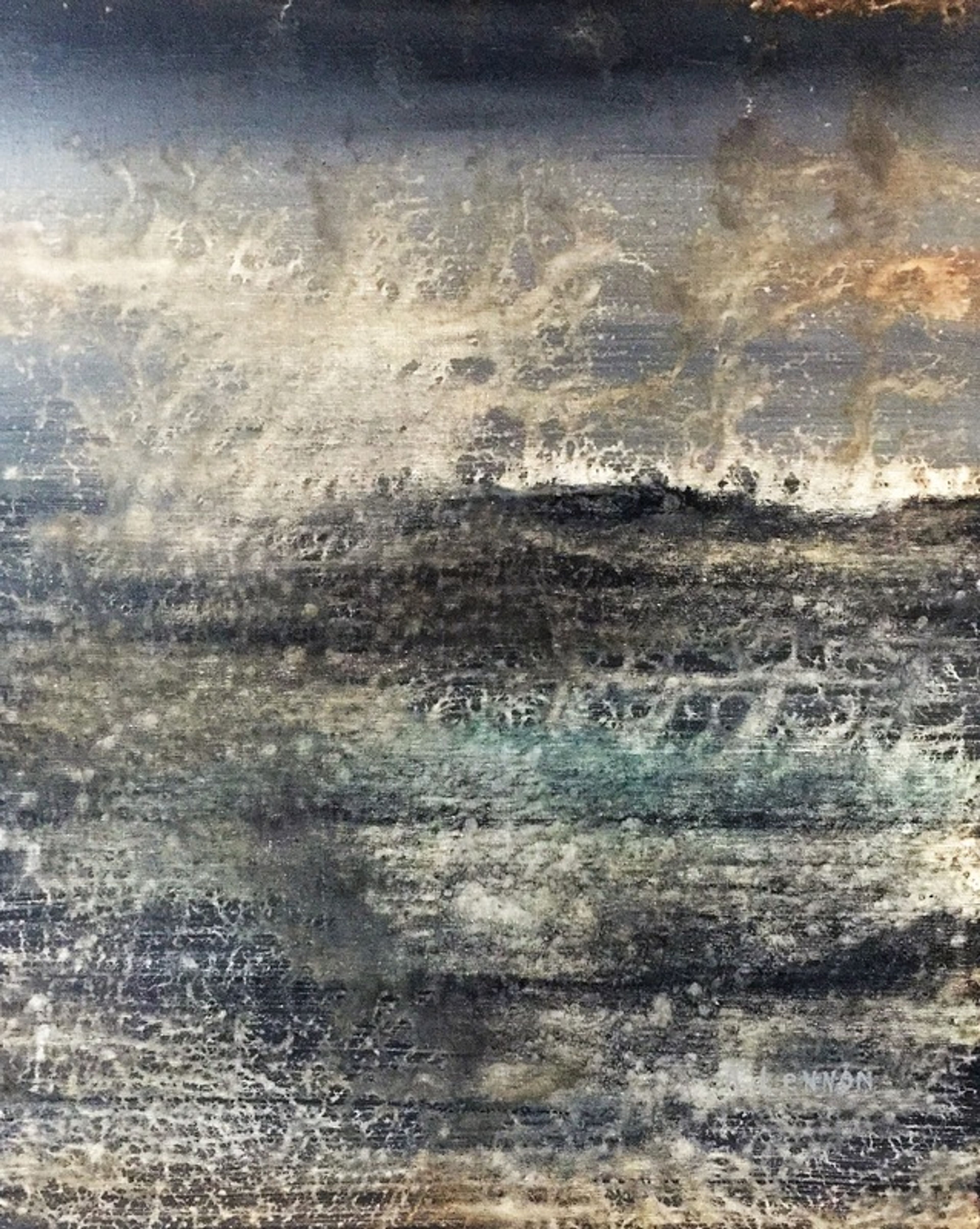 Angry Sea, Acrylic on canvas