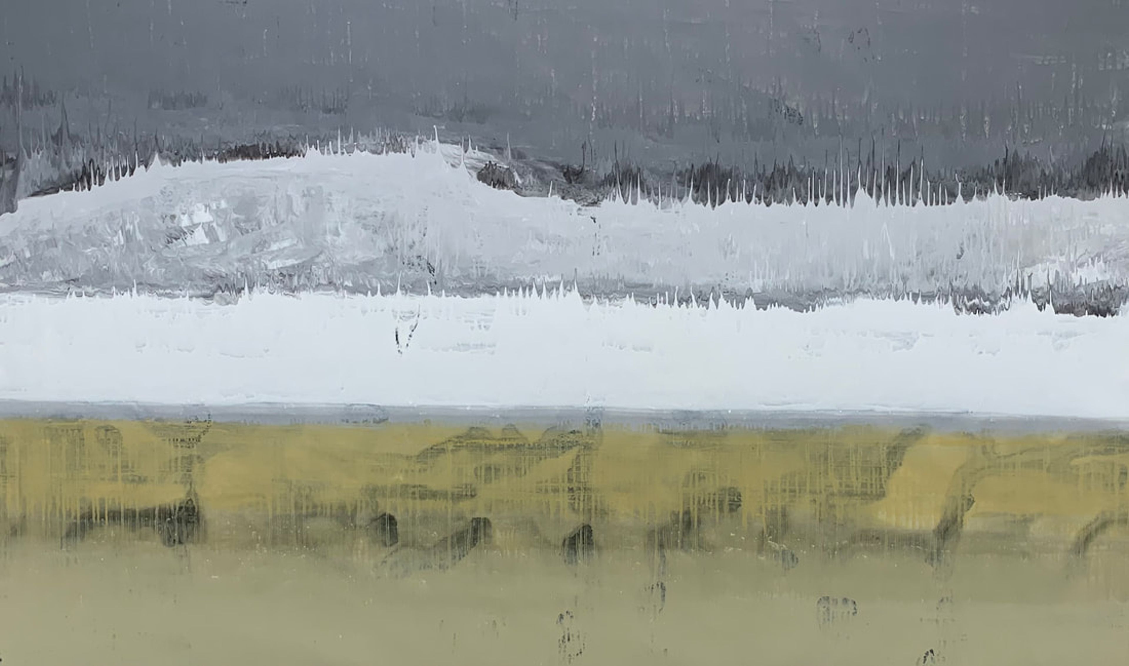Wheat Field, Acrylic on canvas, unstretched