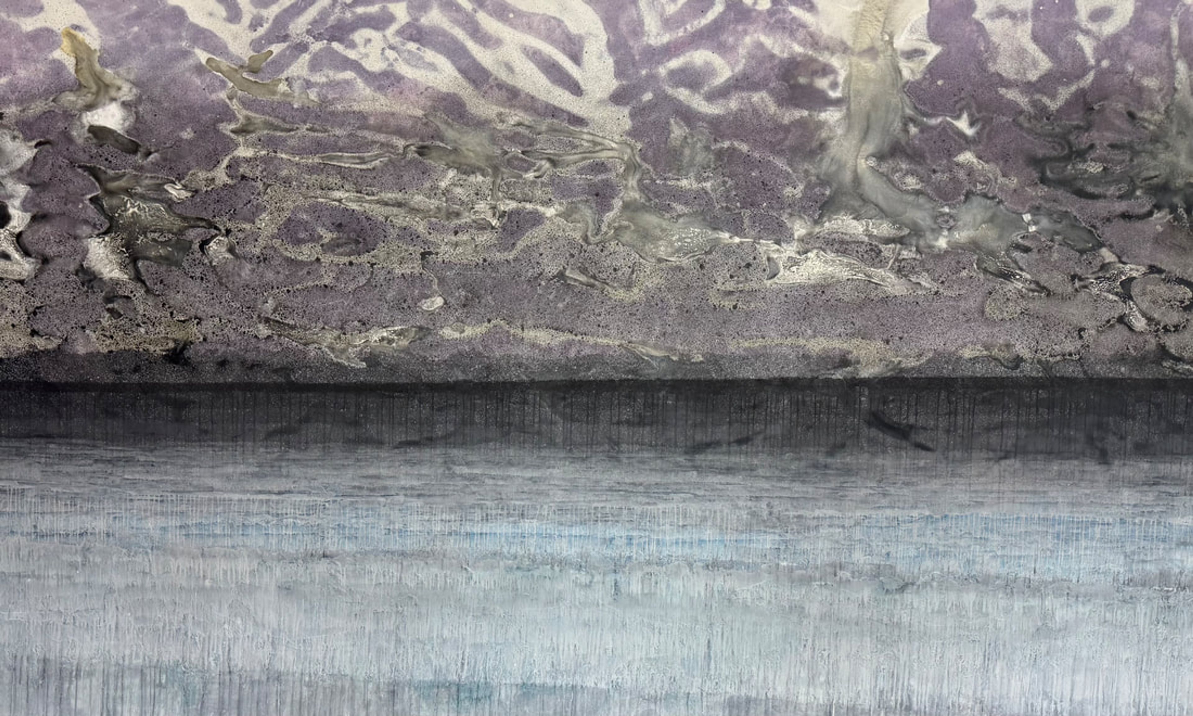 Weight of Silence, Acrylic on canvas, unstretched