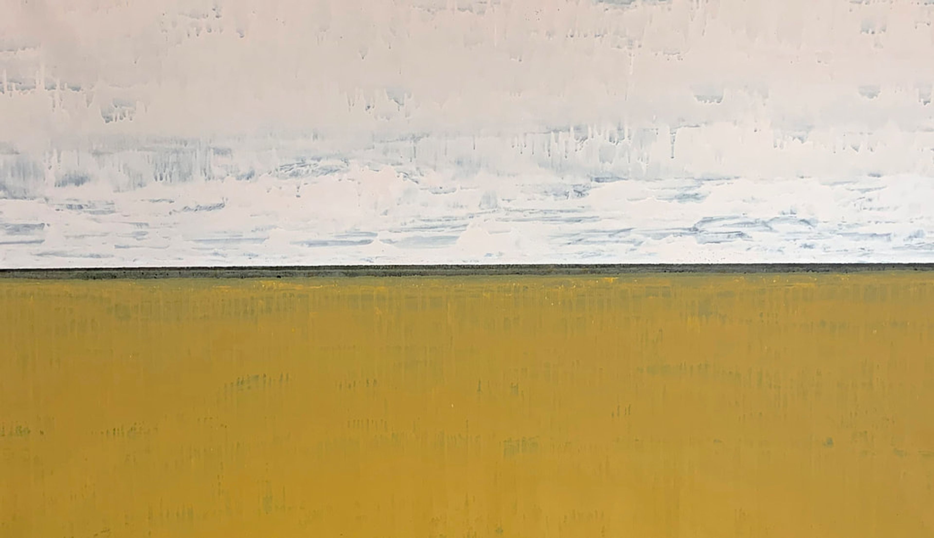 Gold Blush, Acrylic on canvas, unstretched