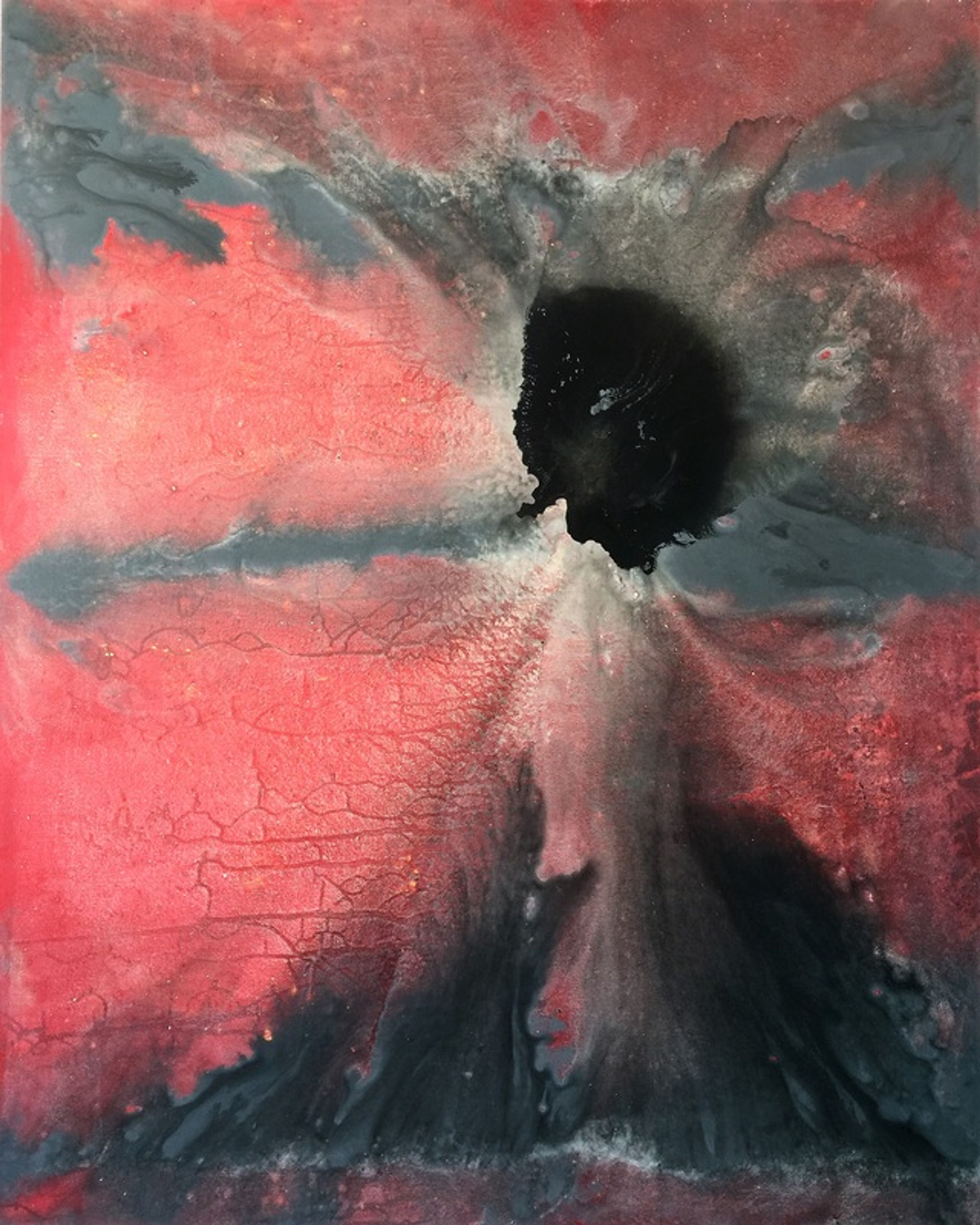 Black Hole, Acrylic on canvas