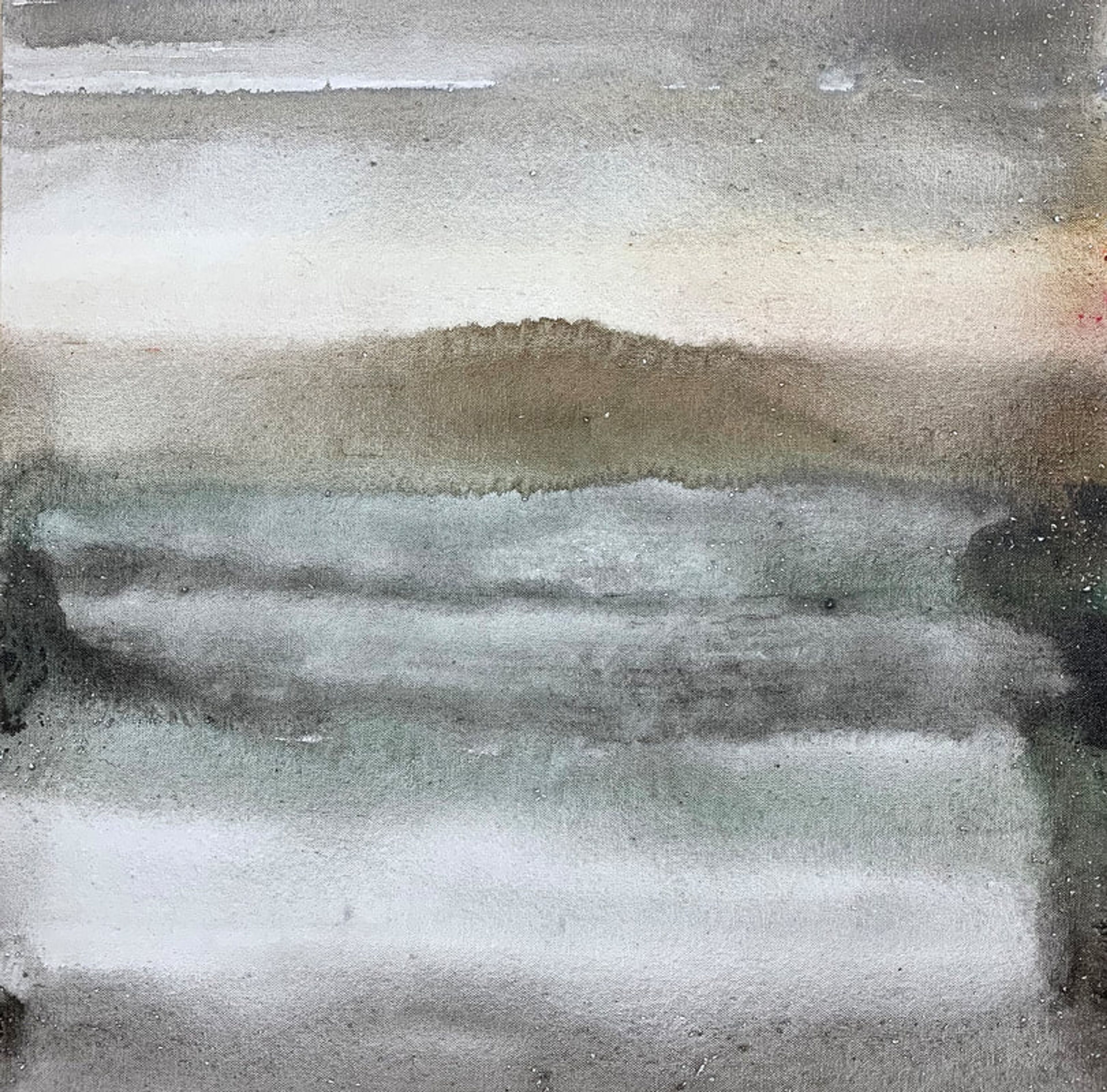 In the Mist B, Acrylic on canvas
