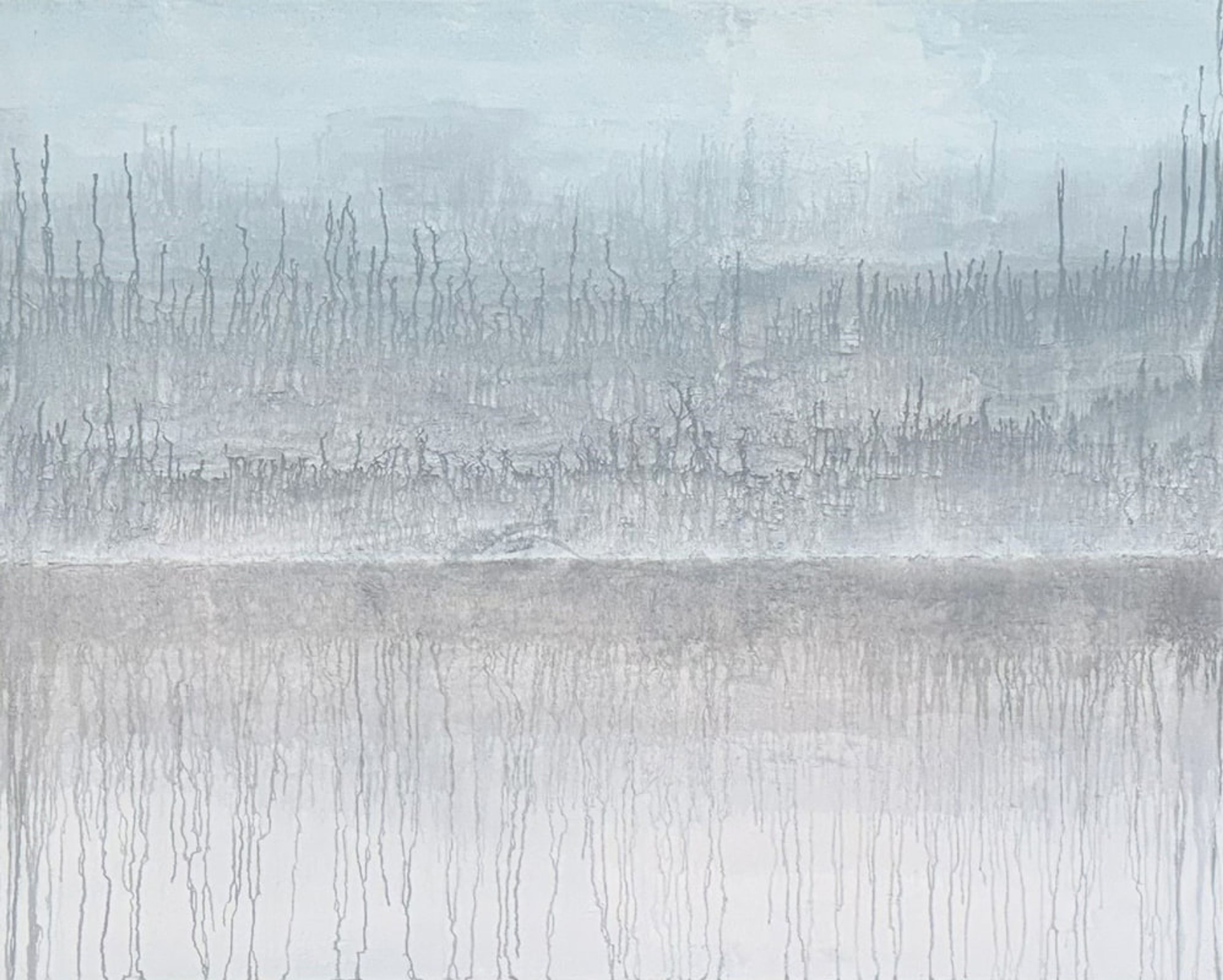 Gray Solstice, Acrylic on canvas