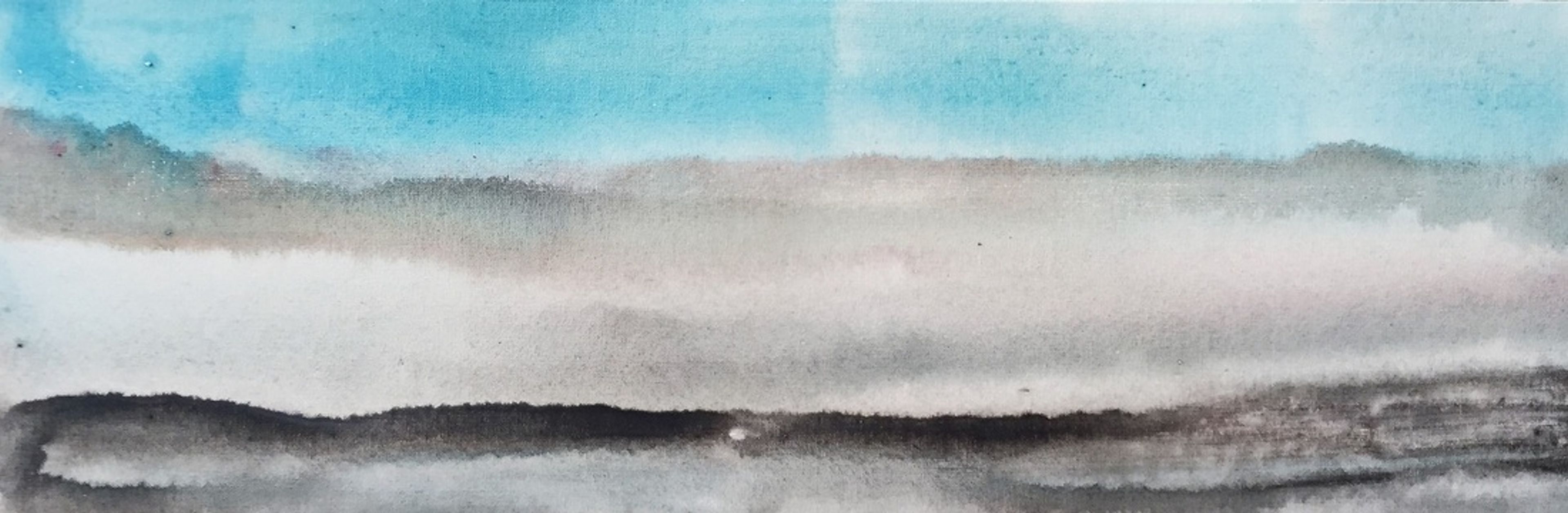 Misty Blue, Acrylic on canvas