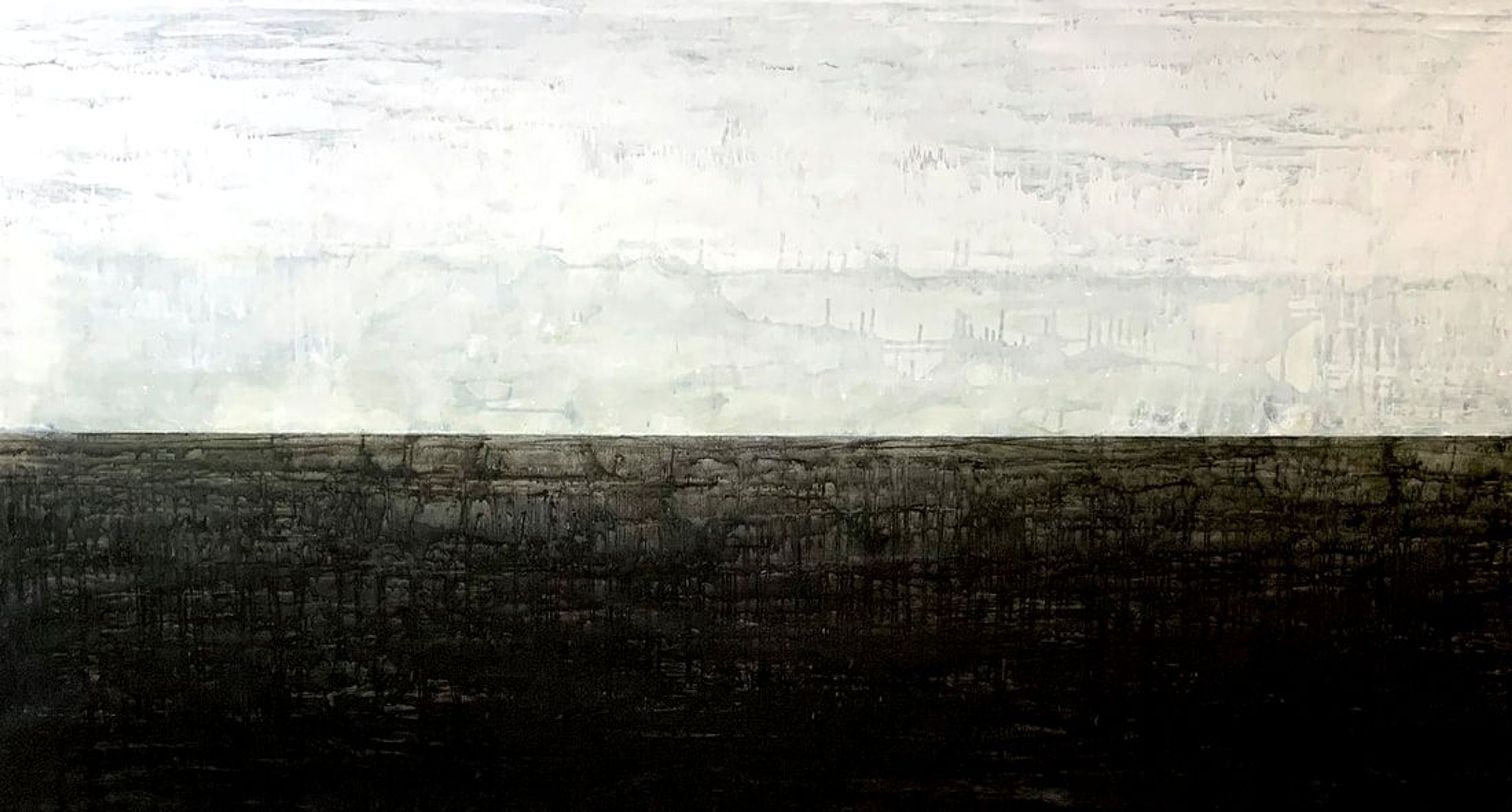 White and Black, Acrylic on canvas