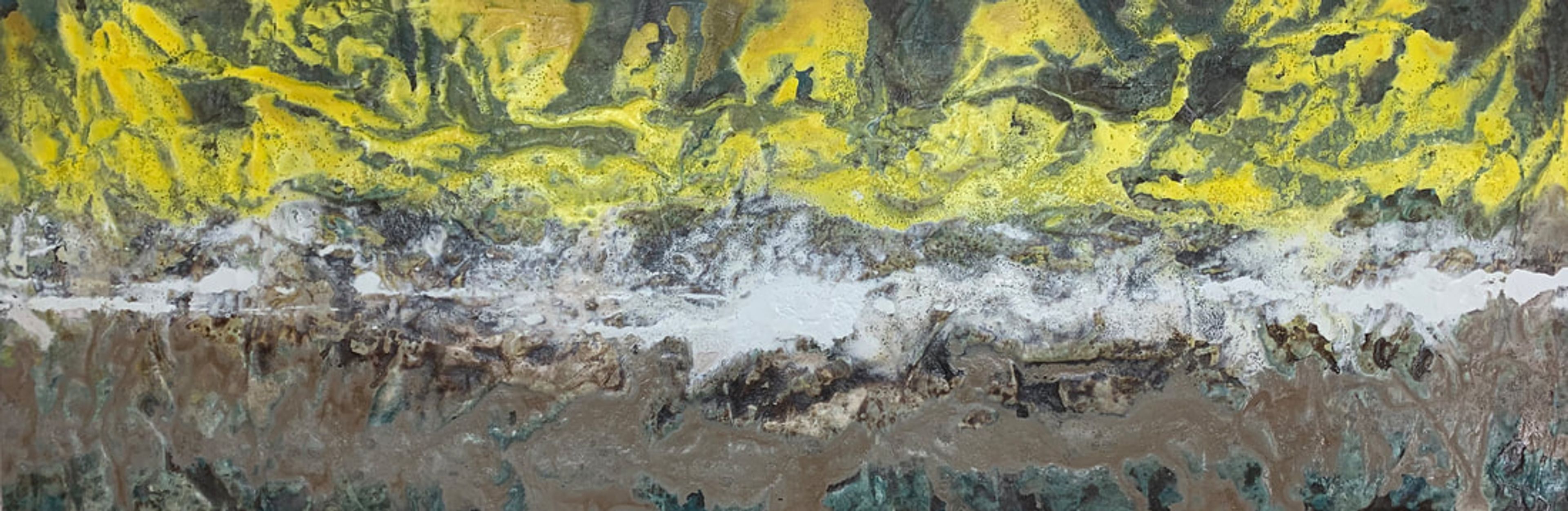 Panoramic Arylide, Canvas on board