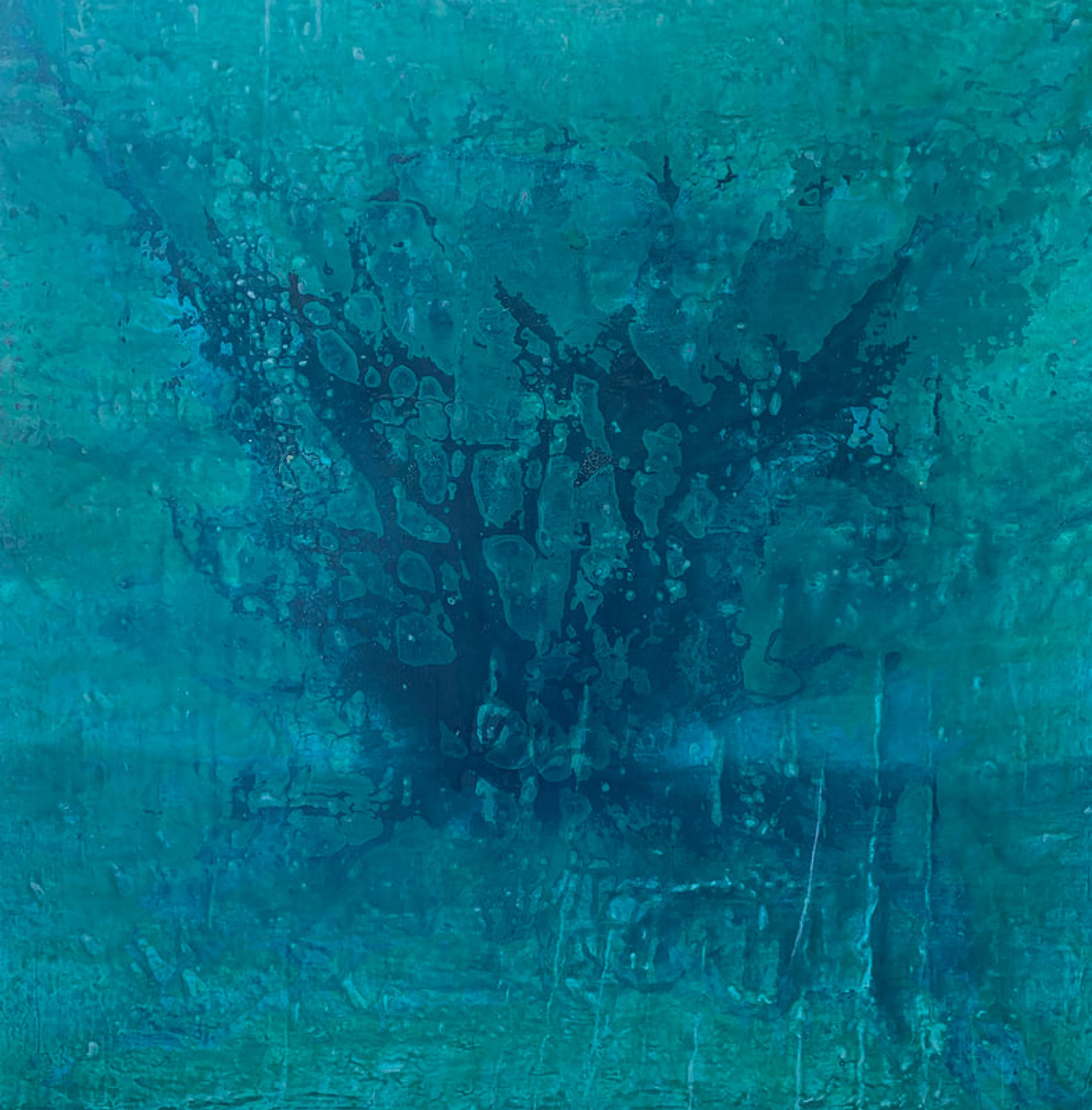 Emerald Rock, Acrylic on canvas
