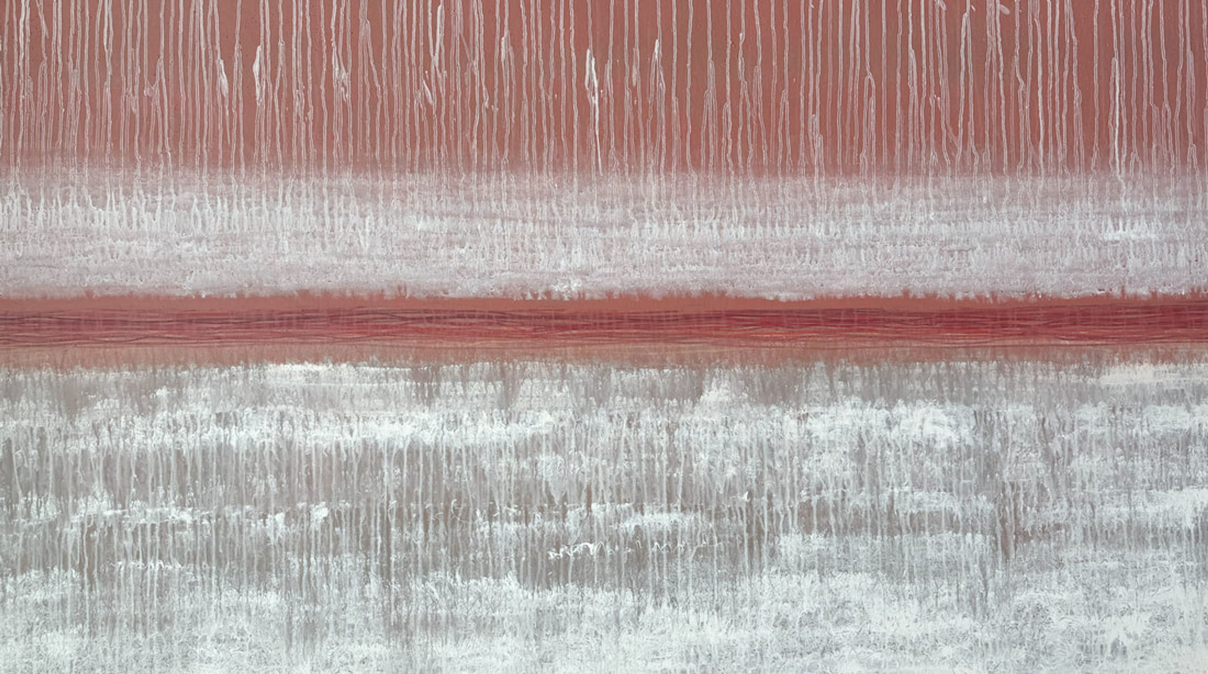 Blood Rain, Acrylic on canvas, unstretched