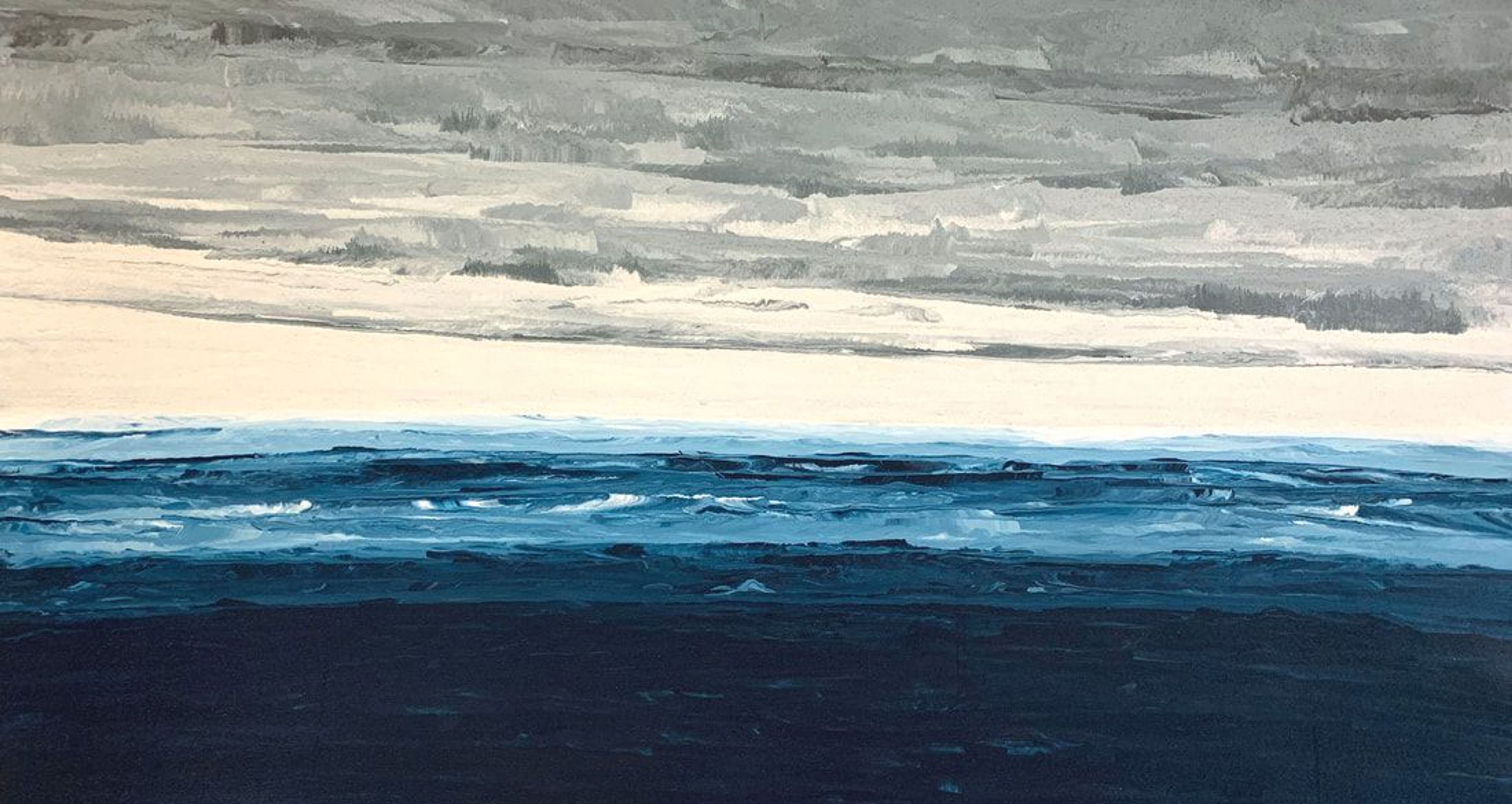 Cutting Through, Acrylic on canvas