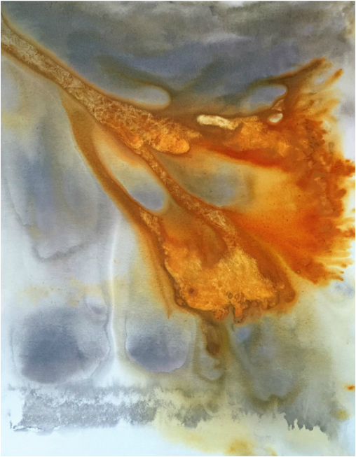 Acridine Orange, Acrylic on canvas