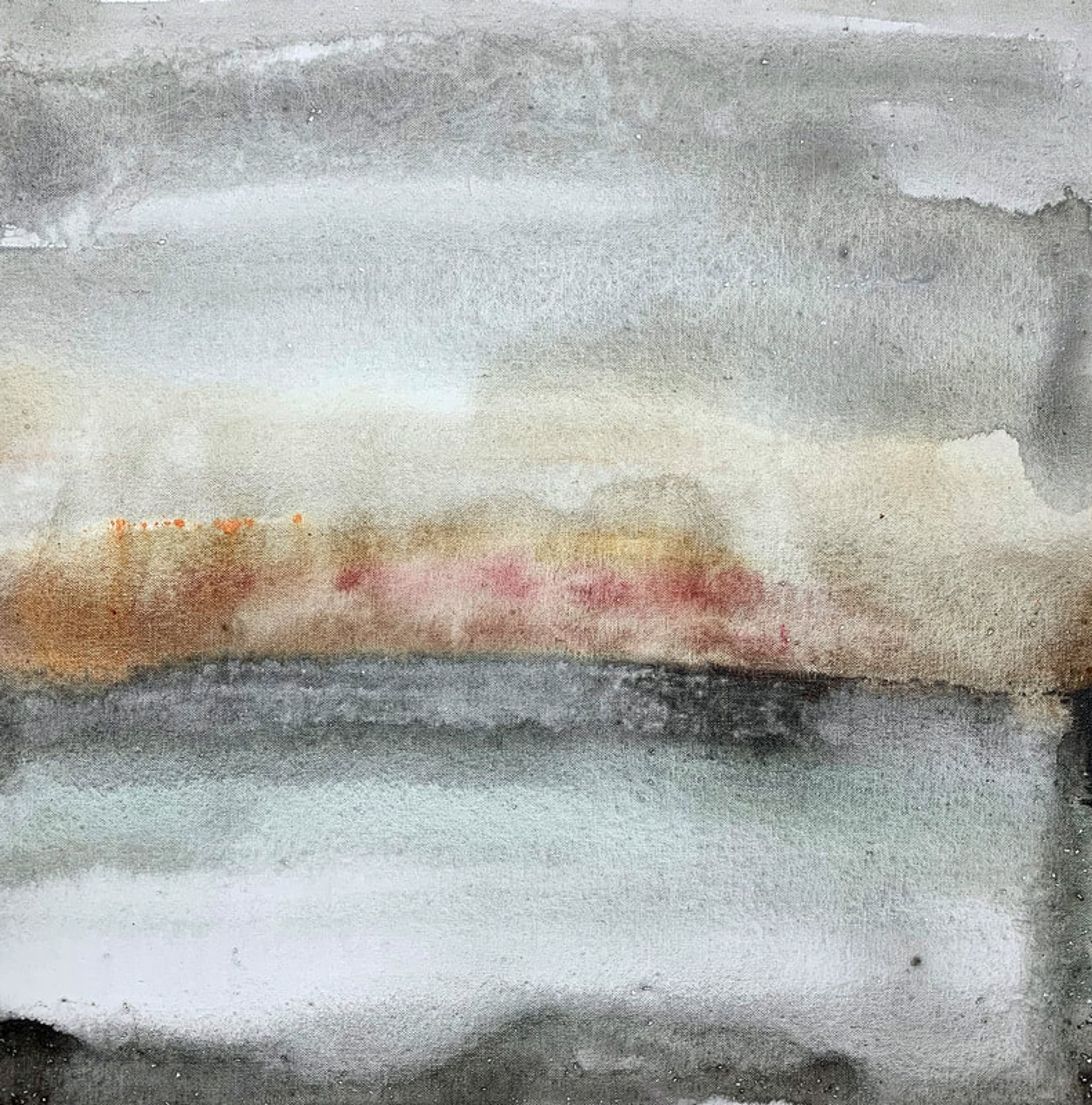 In the Mist A, Acrylic on canvas
