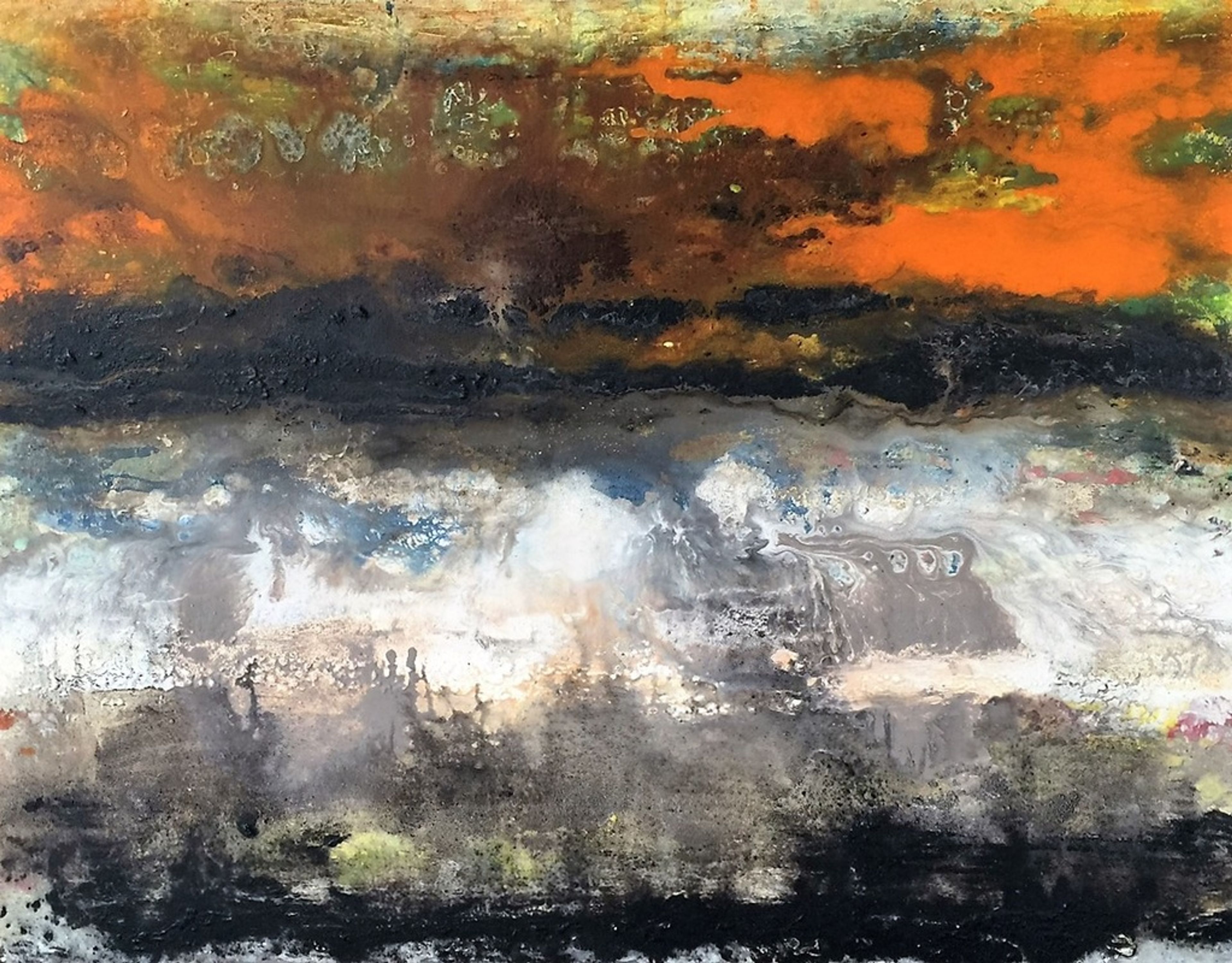 Great Orange Sky, Acrylic on canvas