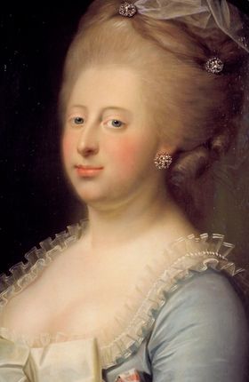 Portræt af Caroline Mathilde