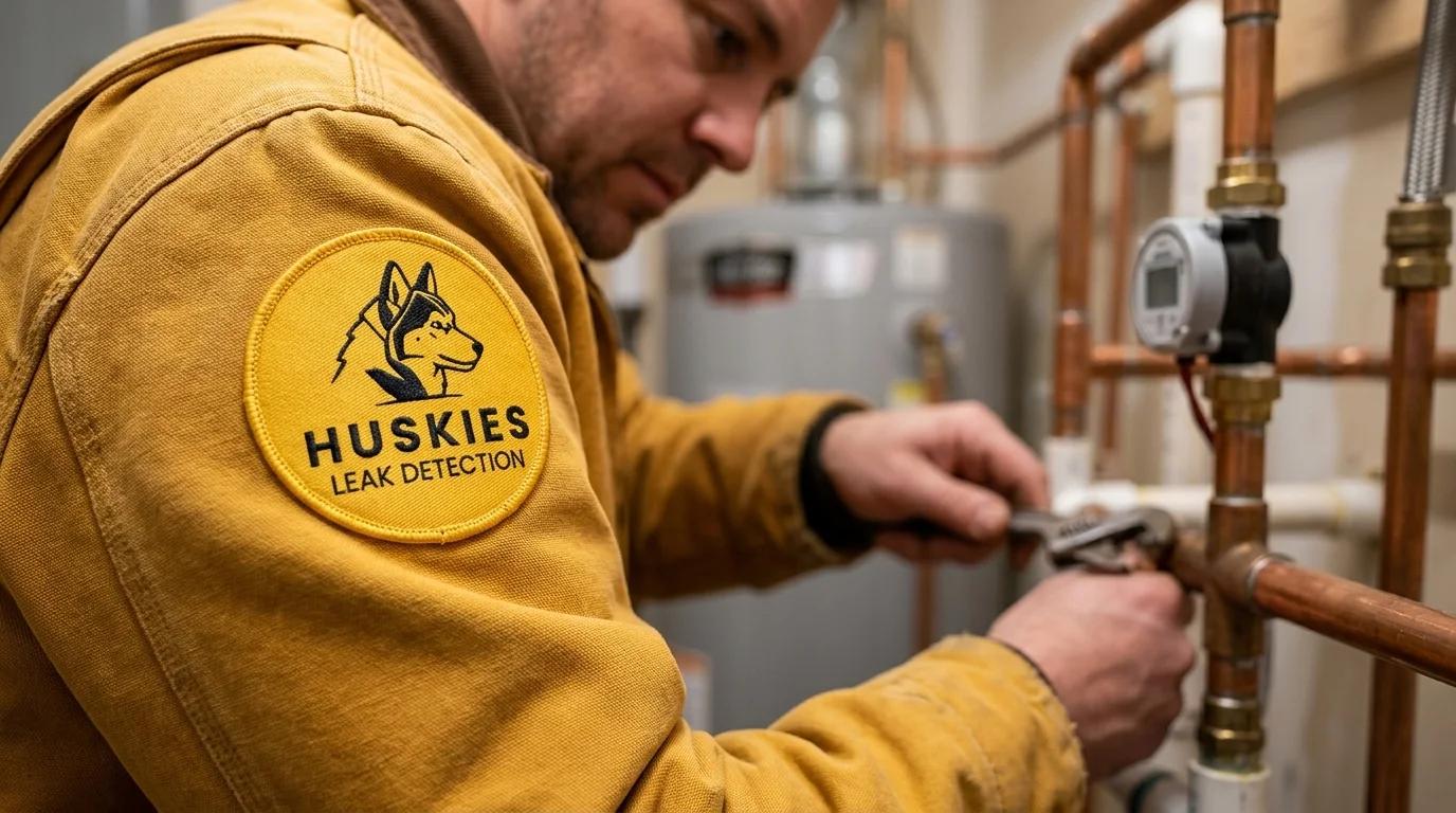 fixing a plumbing leak issues huskies leak detection 