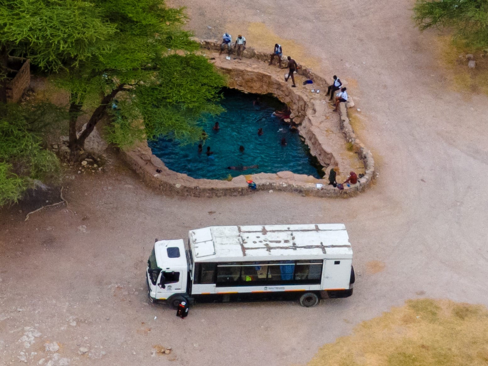 Swimming at Buffalo Springs