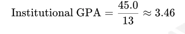 Institutional-gpa-formula