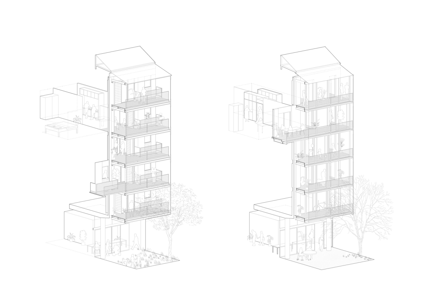 New Kuklenky, Square and Cooperative Housing 1st Prize